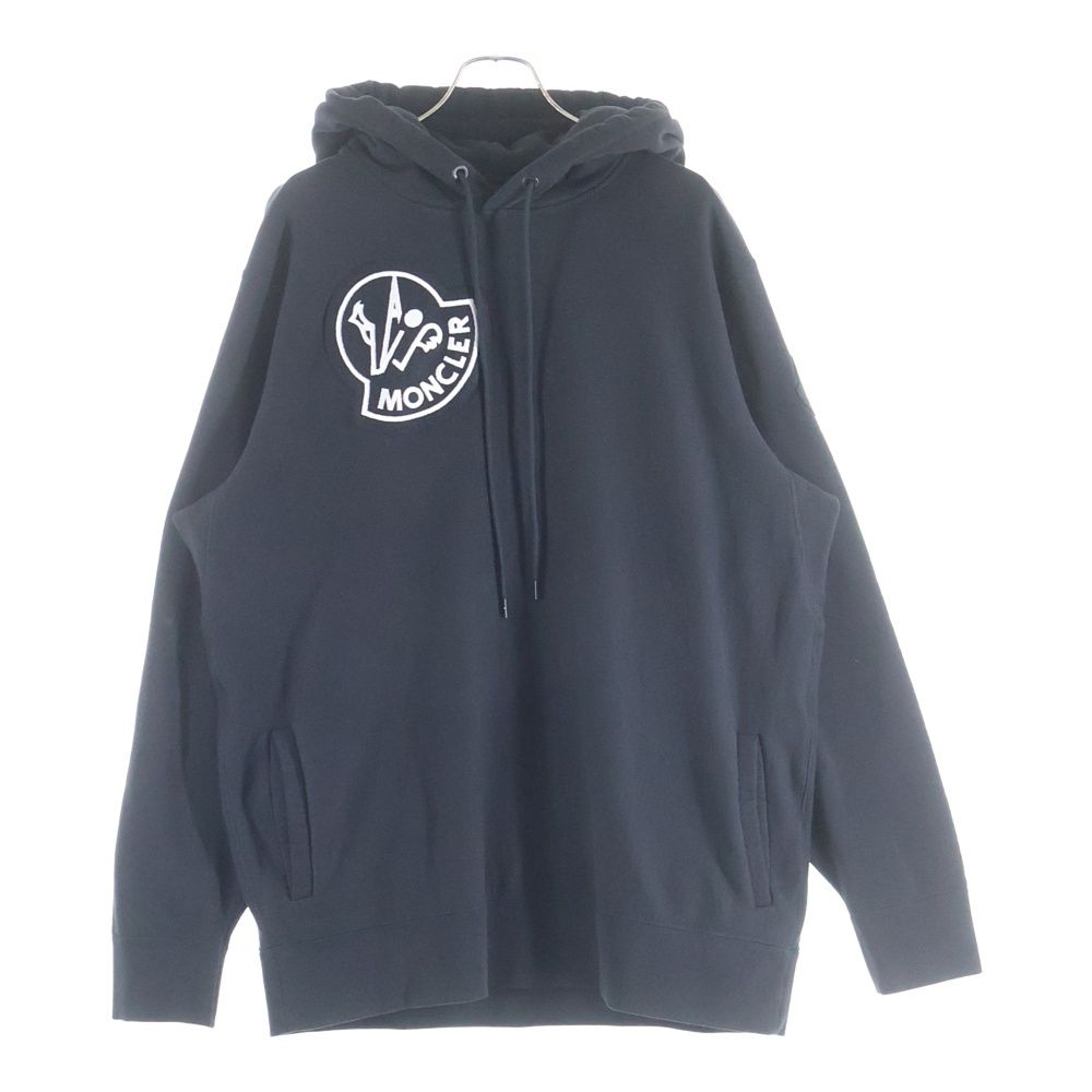 モンクレールジーニアス MAGLIA C/CAPPUCCIO バックロゴプルオーバー