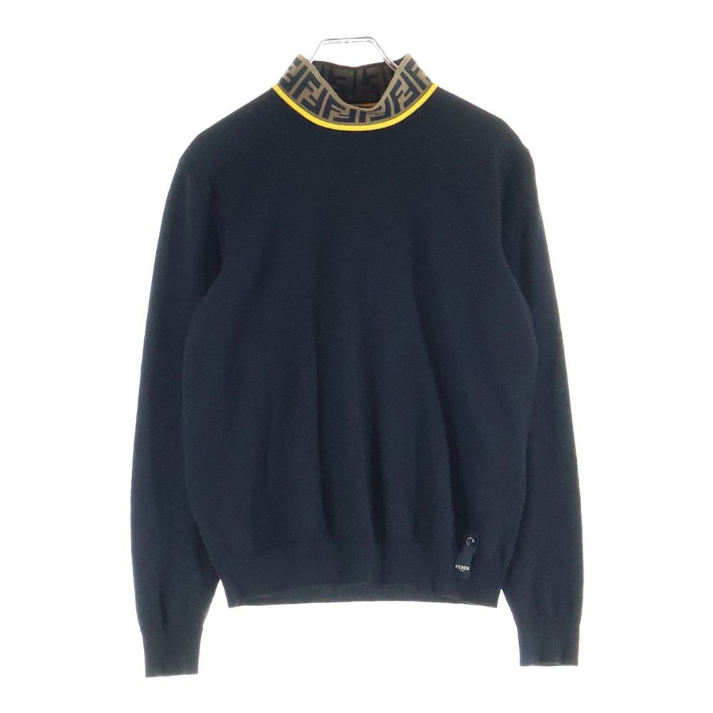 FENDI (フェンディ) ズッカ FFジャガード ハイネックニット FZZ411
