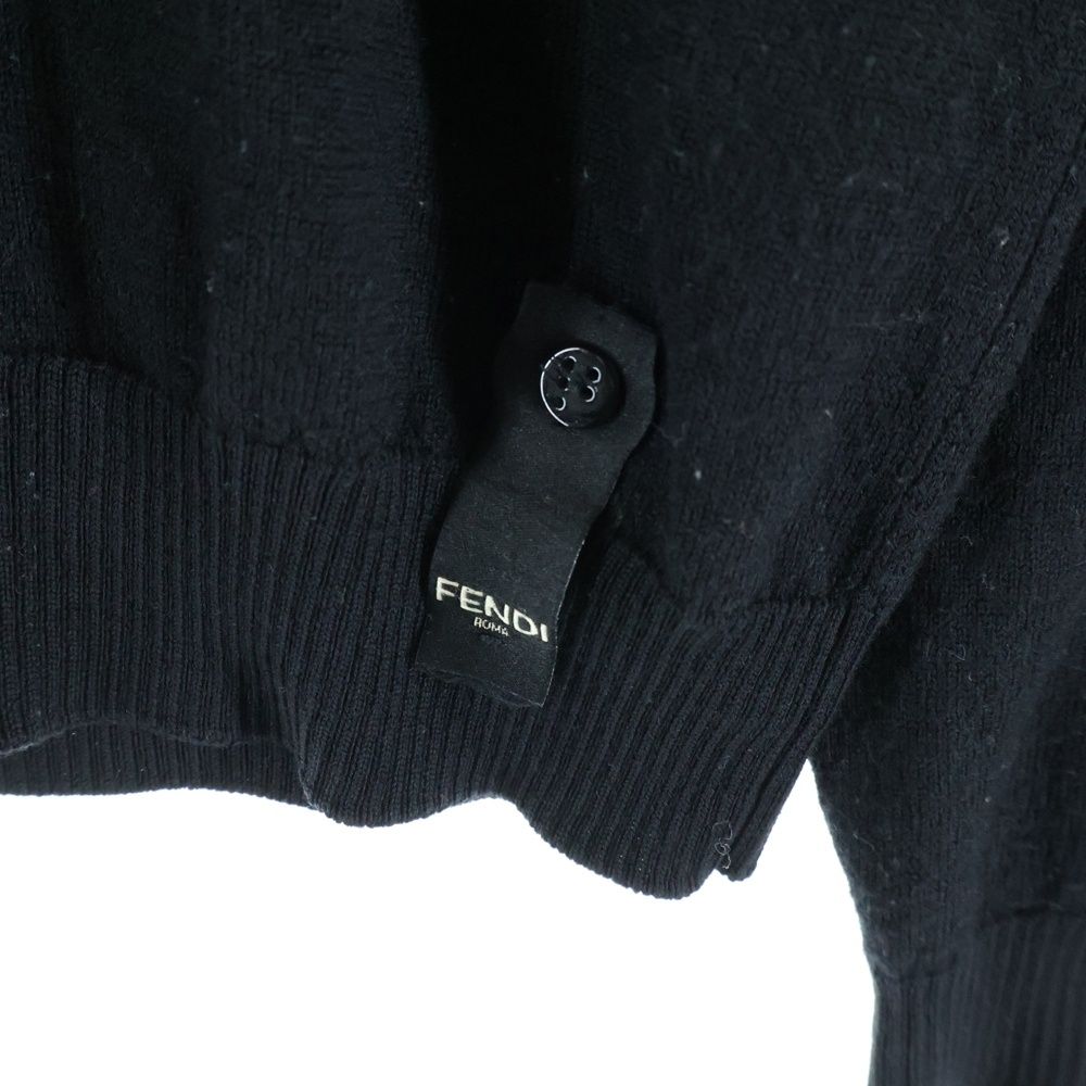 FENDI (フェンディ) ズッカ FFジャガード ハイネックニット FZZ411