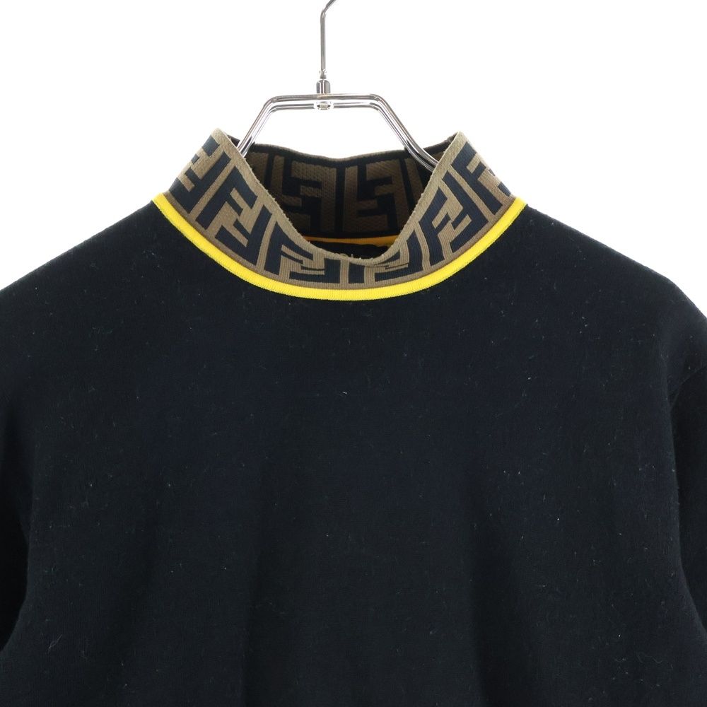 FENDI (フェンディ) ズッカ FFジャガード ハイネックニット FZZ411