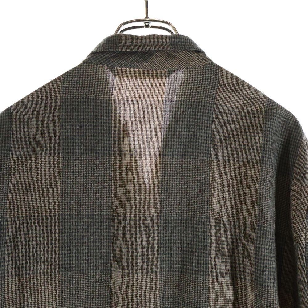 【中古】COMOLI コモリ/17aw/ウールラミー チェック ジャケット COMOLI (コモリ) 17AW ウールラミーチェックジャケット L03-01004