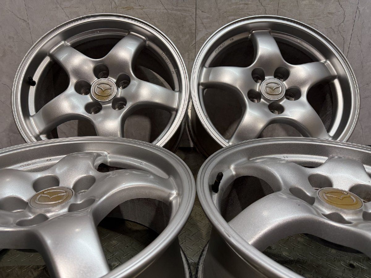 希少】MAZDA マツダ FD3 RX-7 純正ホイール 17インチ 4本 8J/8.5 