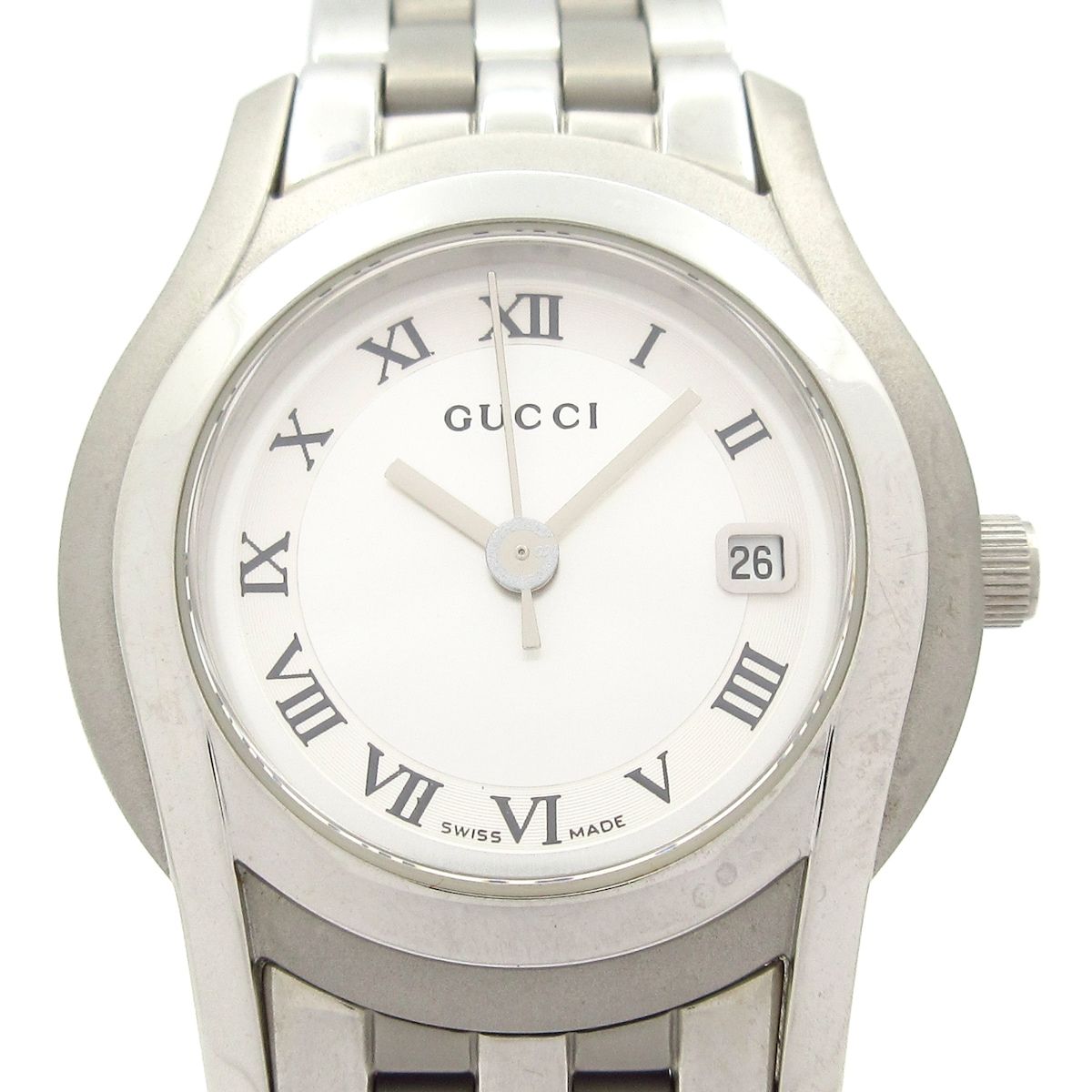GUCCI(グッチ) 腕時計 Gクラス 5500L レディース シルバー | Buyee 