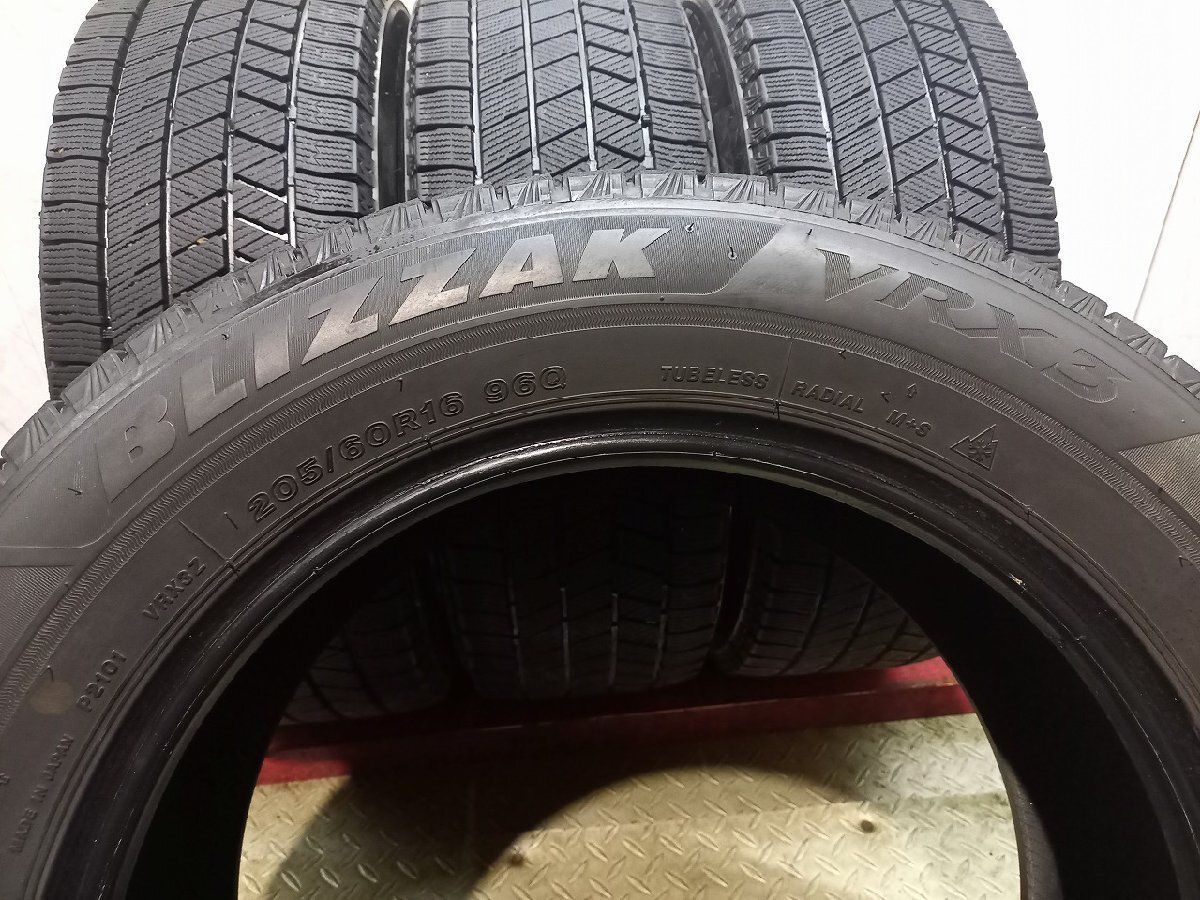 BS BRIDGESTONE BLIZZAK VRX3 205/60R16 16インチ スタッドレス 4本 21 