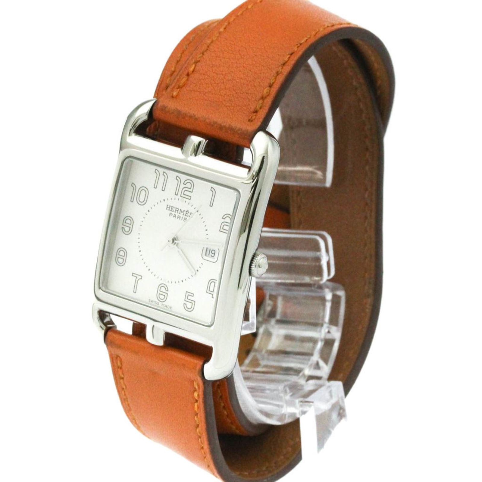 エルメス (HERMES) ケープコッド ドゥブルトゥール ステンレススチール 