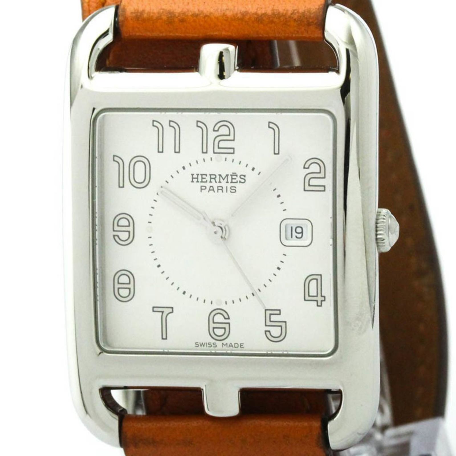 エルメス (HERMES) ケープコッド ドゥブルトゥール ステンレススチール 