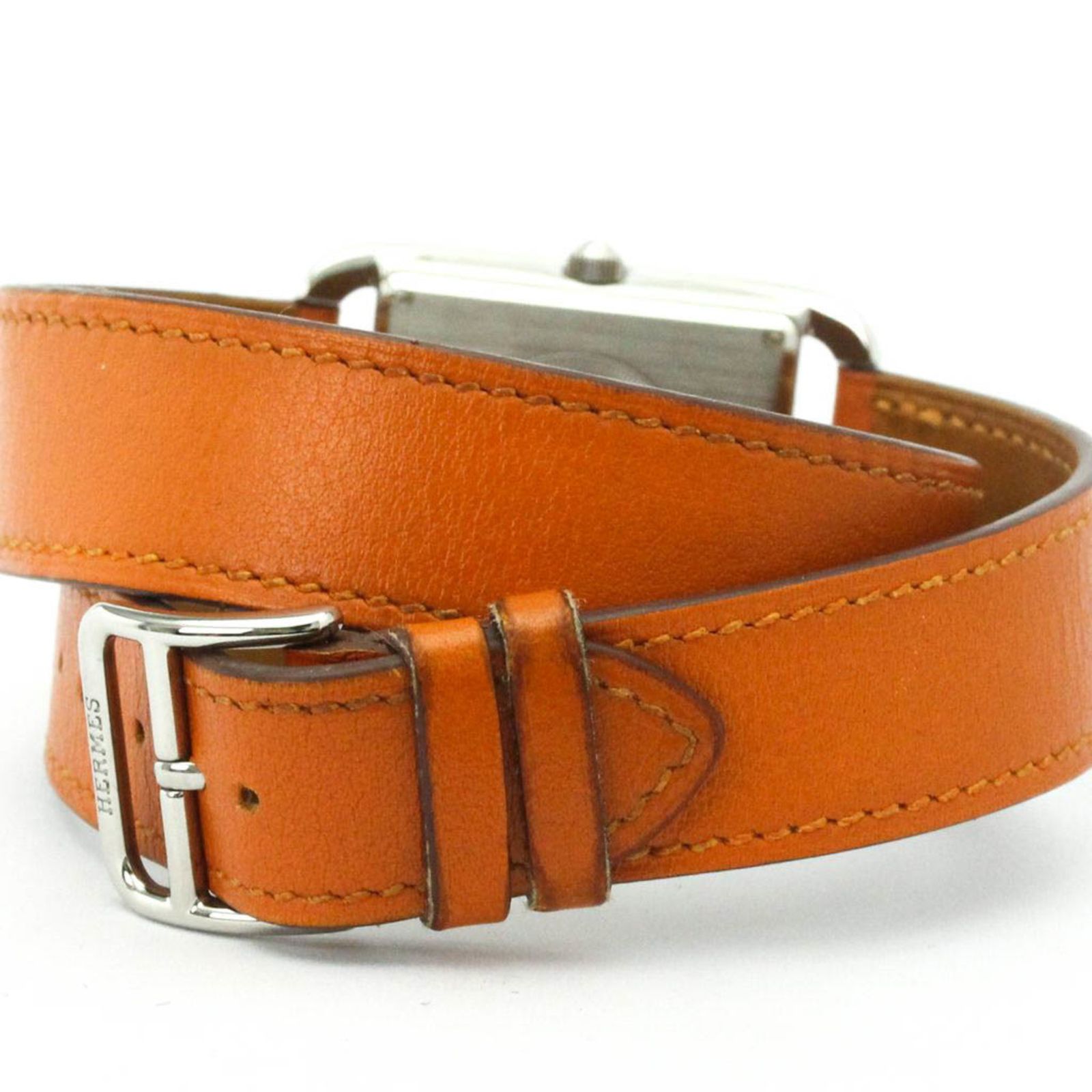 エルメス (HERMES) ケープコッド ドゥブルトゥール ステンレススチール 
