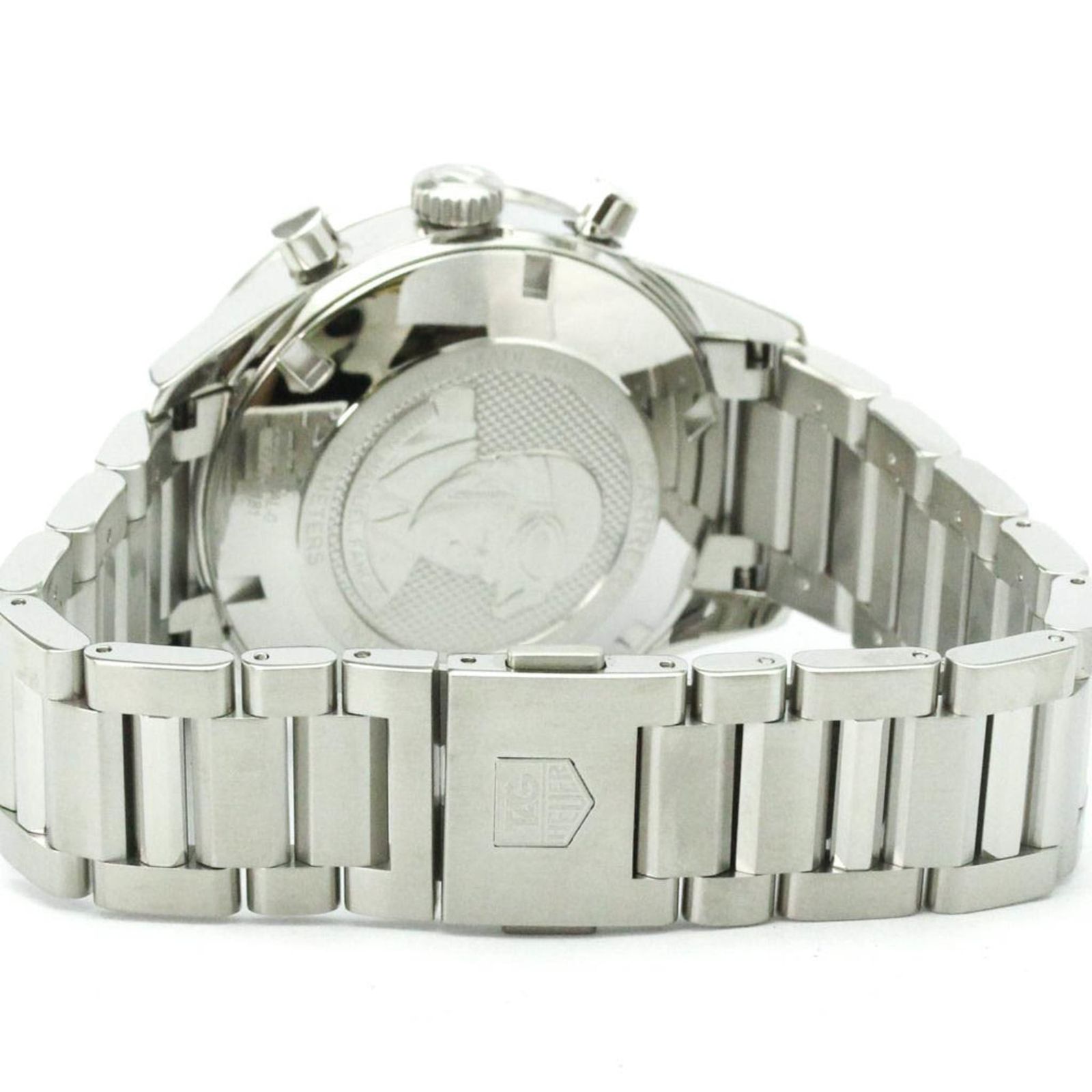  タグホイヤー TAG HEUER カレラ 1887 クロノグラフ ステンレススチール 自動巻き メンズ 時計 CV201AL 外装仕上げ済み モード系 自動巻き時計 腕時計(アナログ)