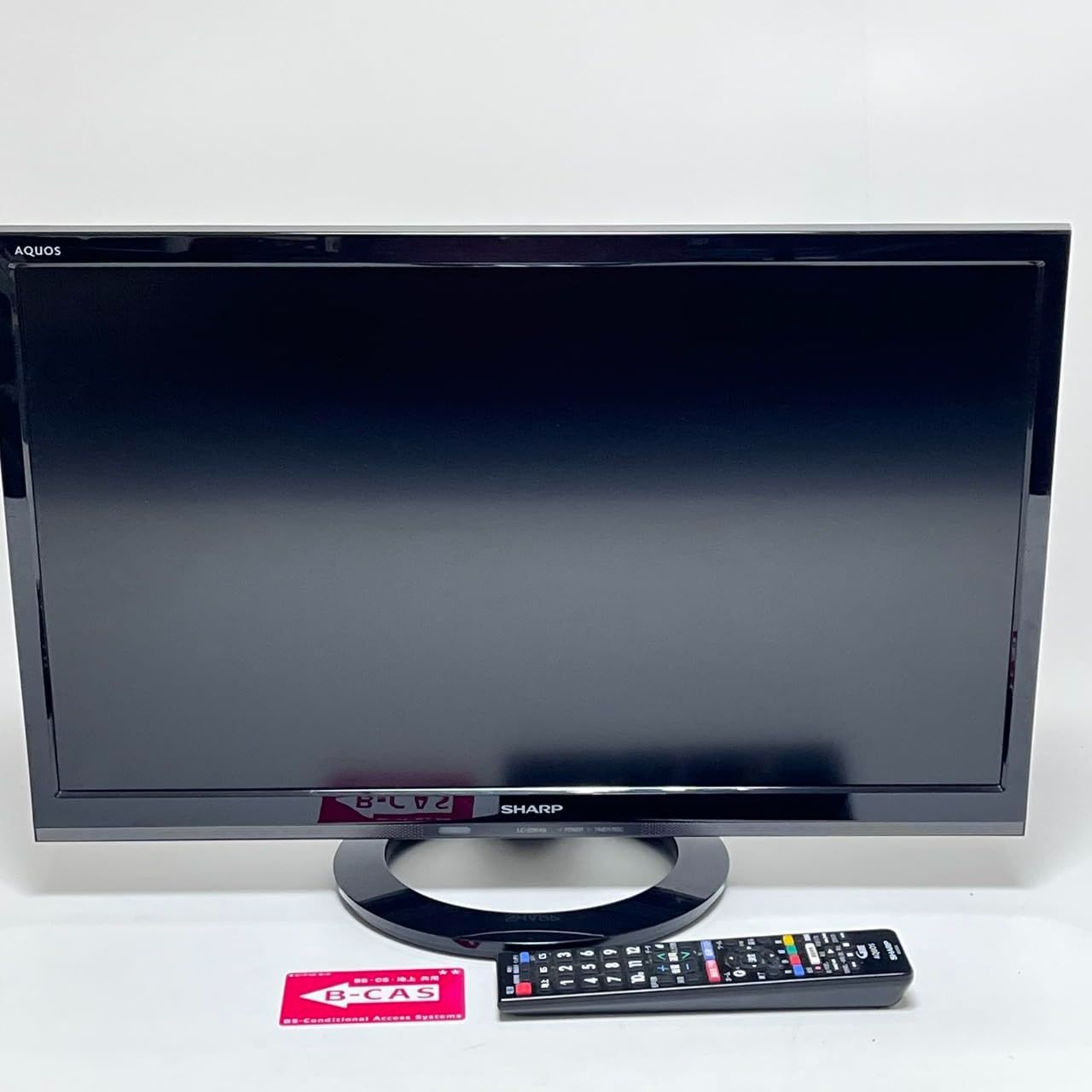 AQUOS SHARP フルHD液晶テレビ 22V型 (2014〜2015年製) 中古 LC-22K20
