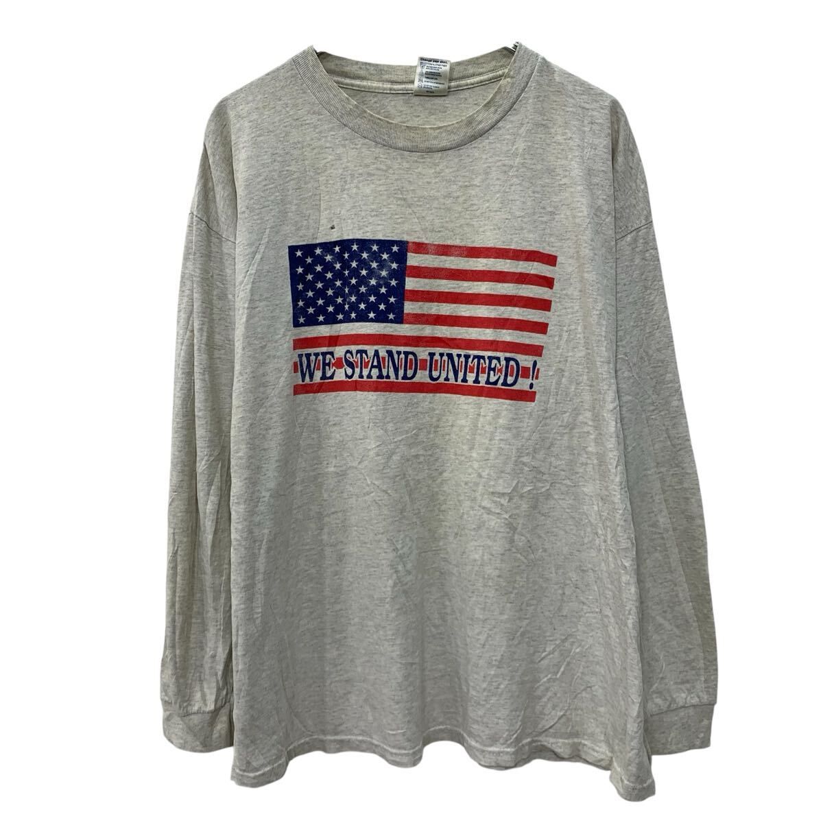 DELTA PRO WEIGHT 長袖 プリントTシャツ XL ライトグレー プルオーバー 