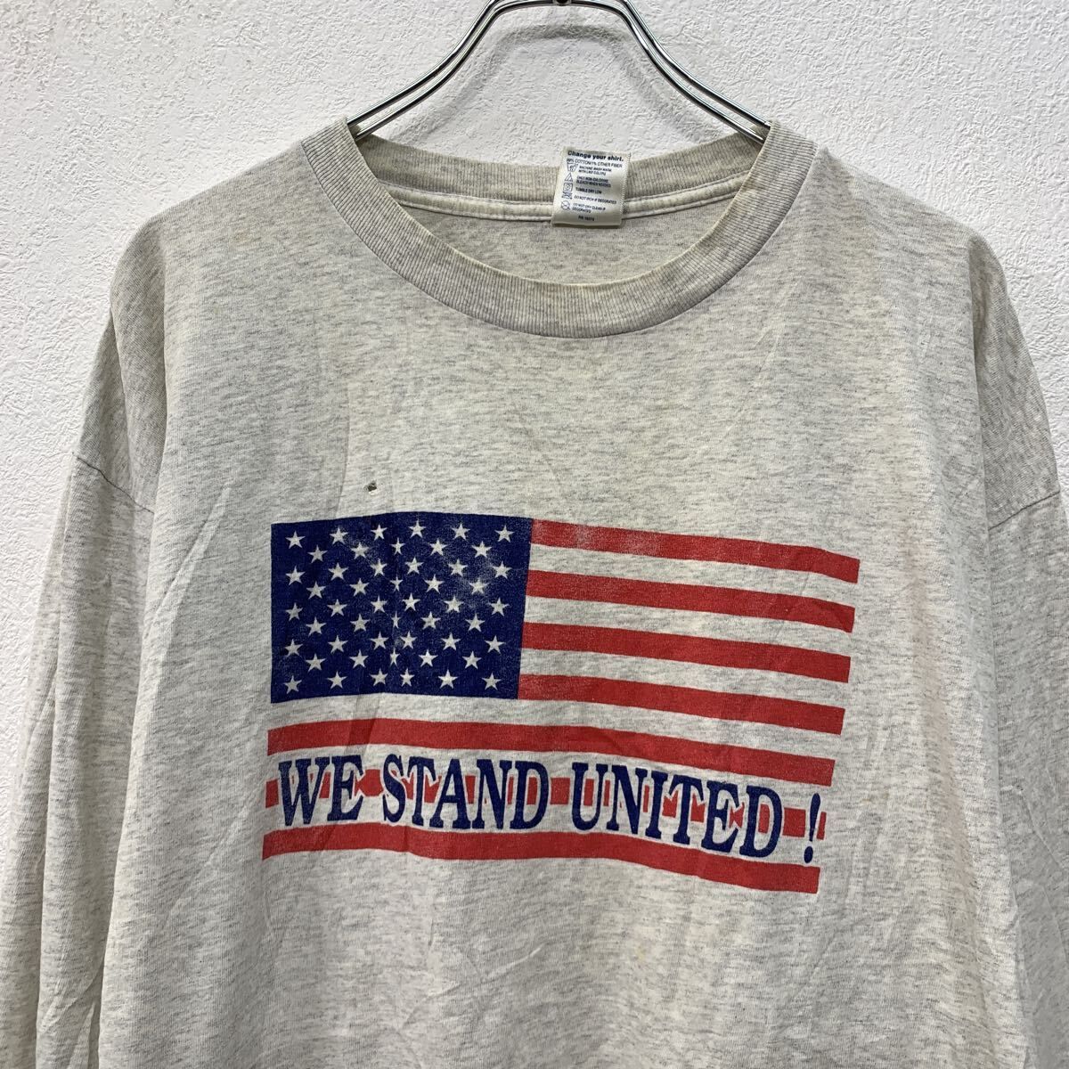 DELTA PRO WEIGHT 長袖 プリントTシャツ XL ライトグレー プルオーバー 