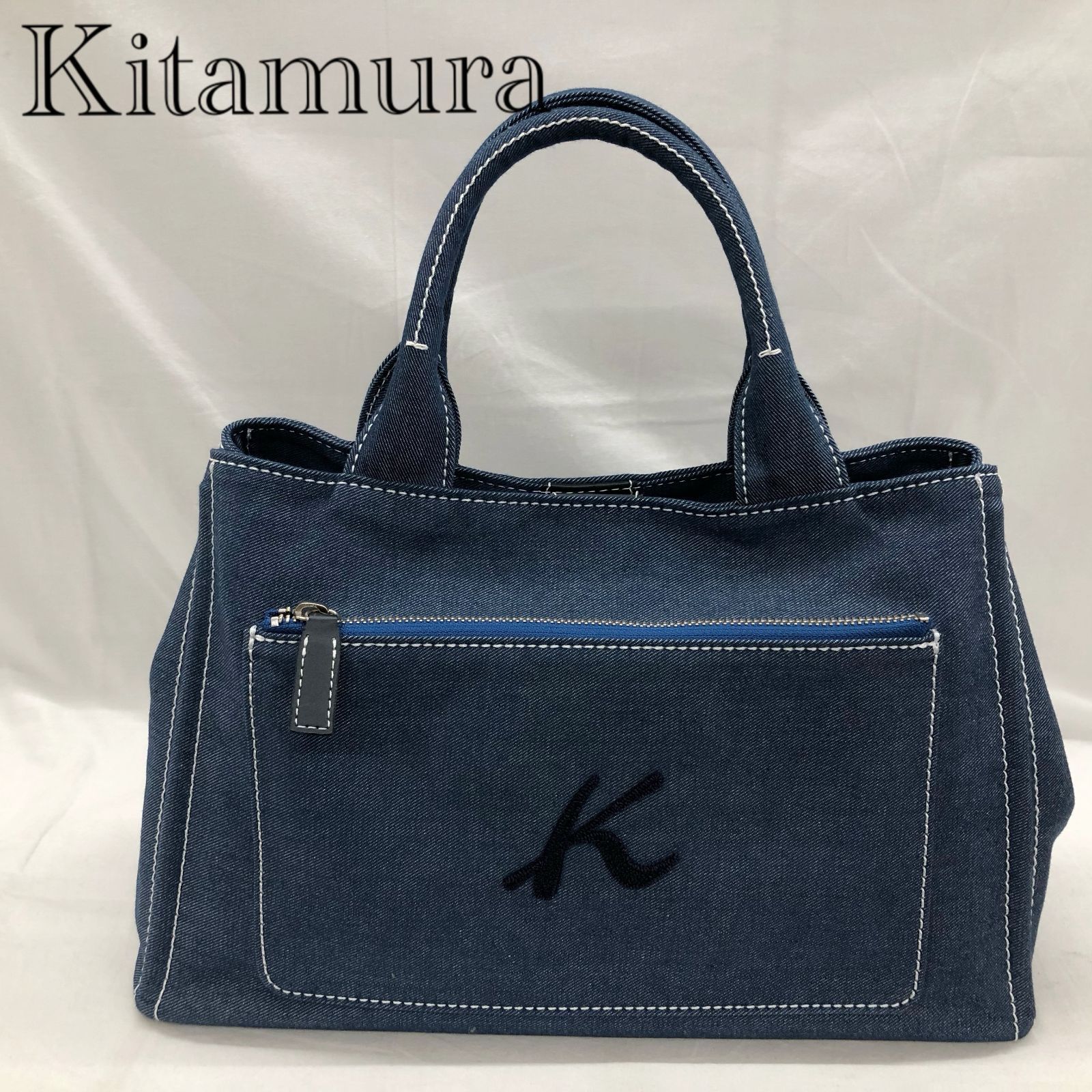 レディース Kitamura2 キタムラ K2 Z－100 デニム ハンドバッグ