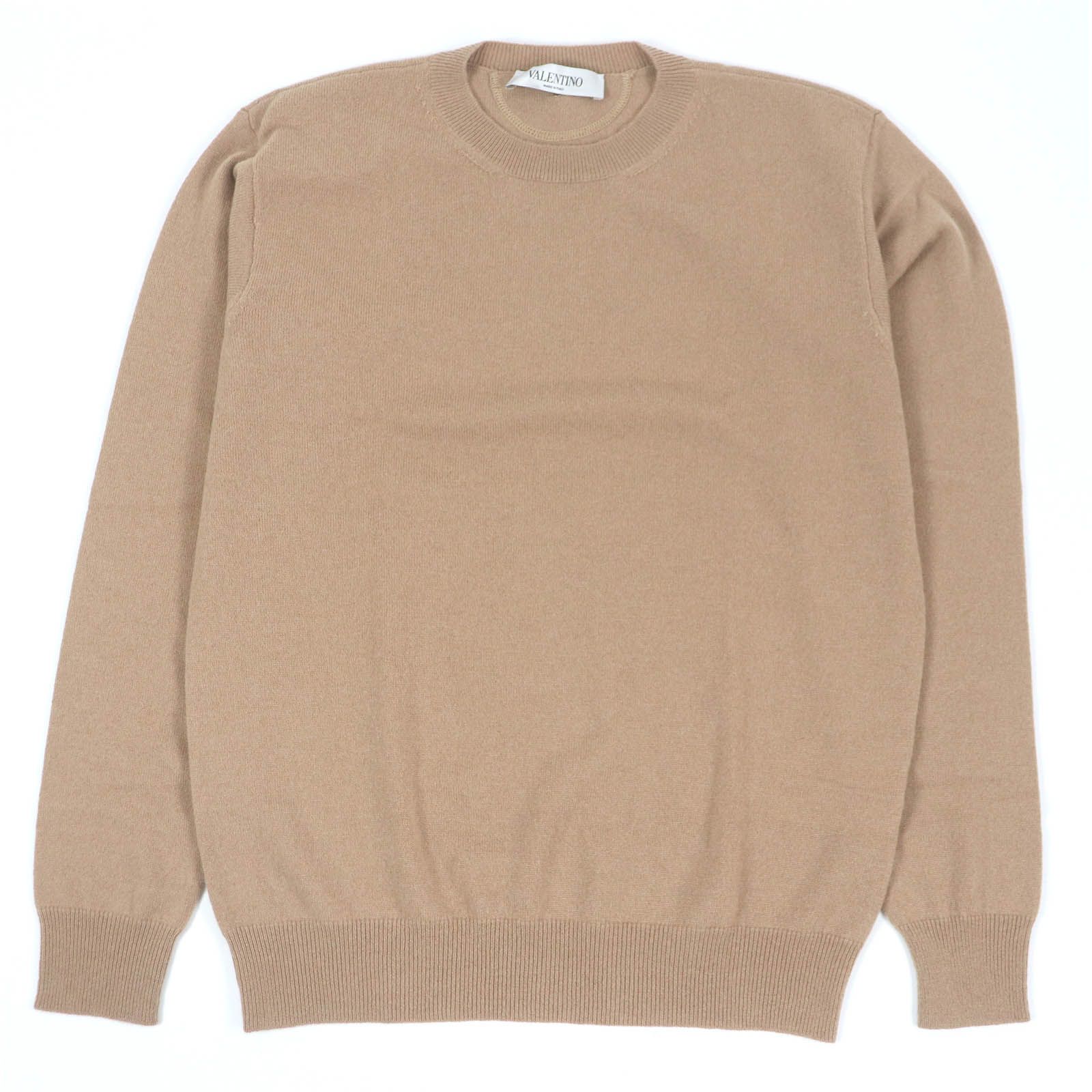 極美品VALENTINO ヴァレンティノ カシミヤ100％ ロックスタッズ クルー 