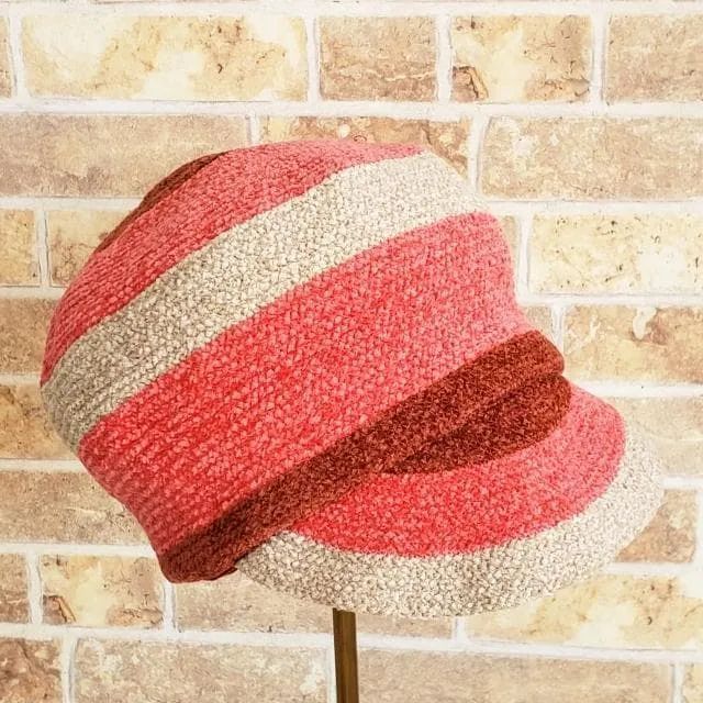 美品 ジャックルコー ☆ マルチカラー キャスケット 帽子 秋冬春