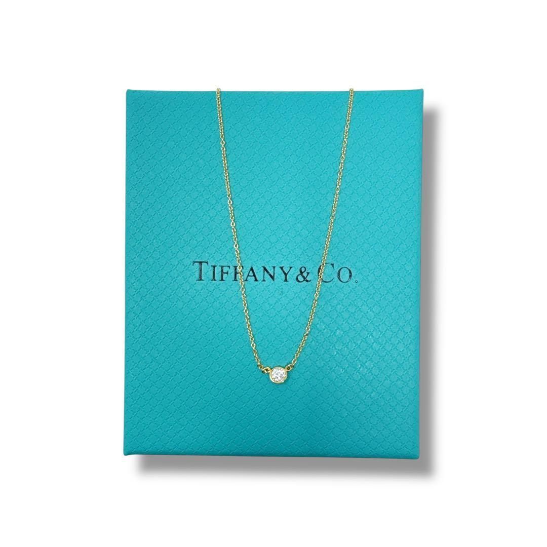 ティファニー TIFFANY&Co. ネックレス バイザヤード K18YG イエロー 