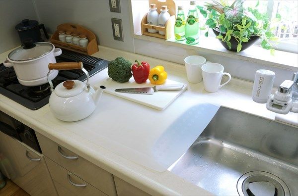 キッチン用半透明保護マット 45×57.5 配膳用品 キッチンファブリック キッチンマット キッチンカウンターを保護します マット ランキング1位