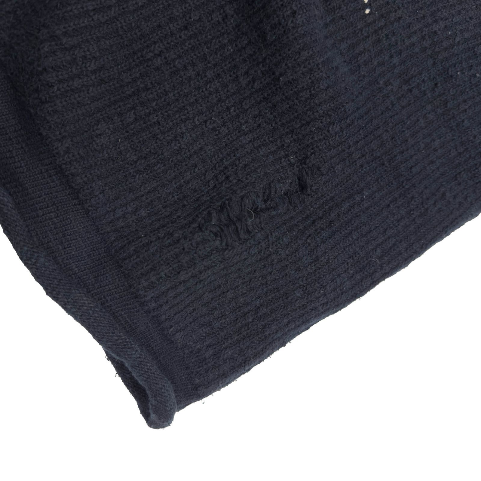 WTAPS ダブルタップス DECK CREW-U ダメージ加工 クルーネック ニット 