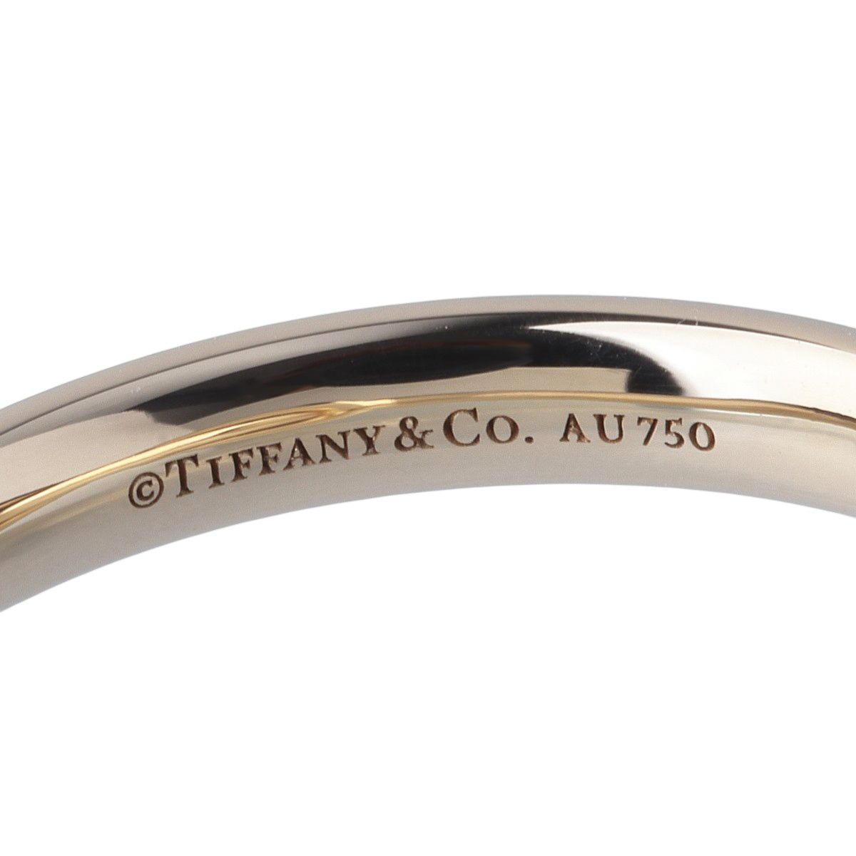 ティファニー インフィニティ リング 約11号 AU750YG 新品仕上げ済