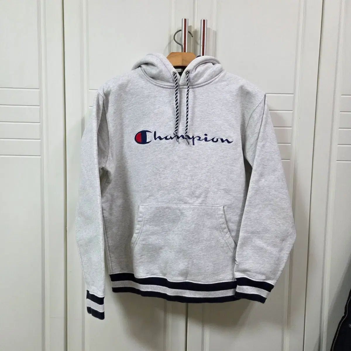シュプリーム x チャンピオン WHO フード グレー 15 f/w Champion 