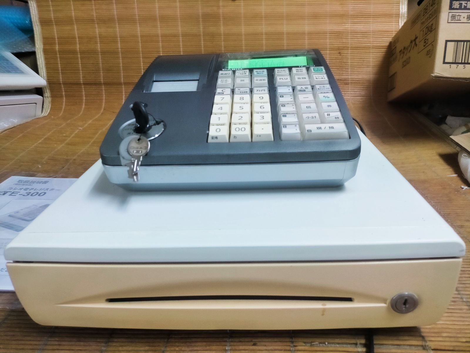 カシオレジスター TE-300 フル設定無料 送料無料人気機種 301488