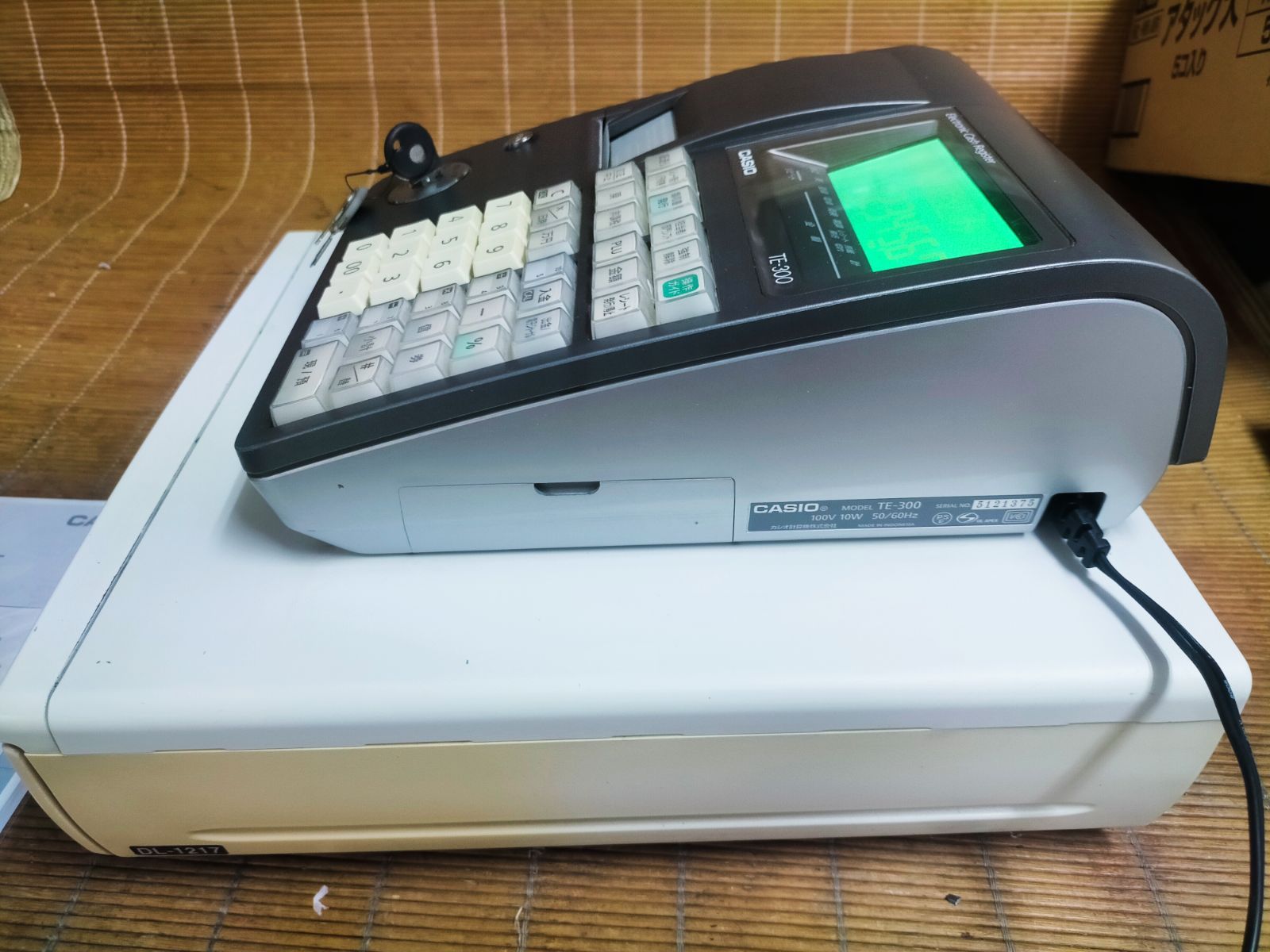 カシオレジスター TE-300 フル設定無料 送料無料人気機種 301488