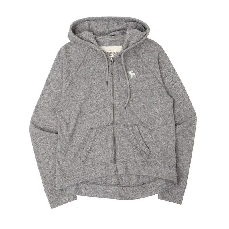 Abercrombie スモール ロゴ ニート フード ジップアップ
