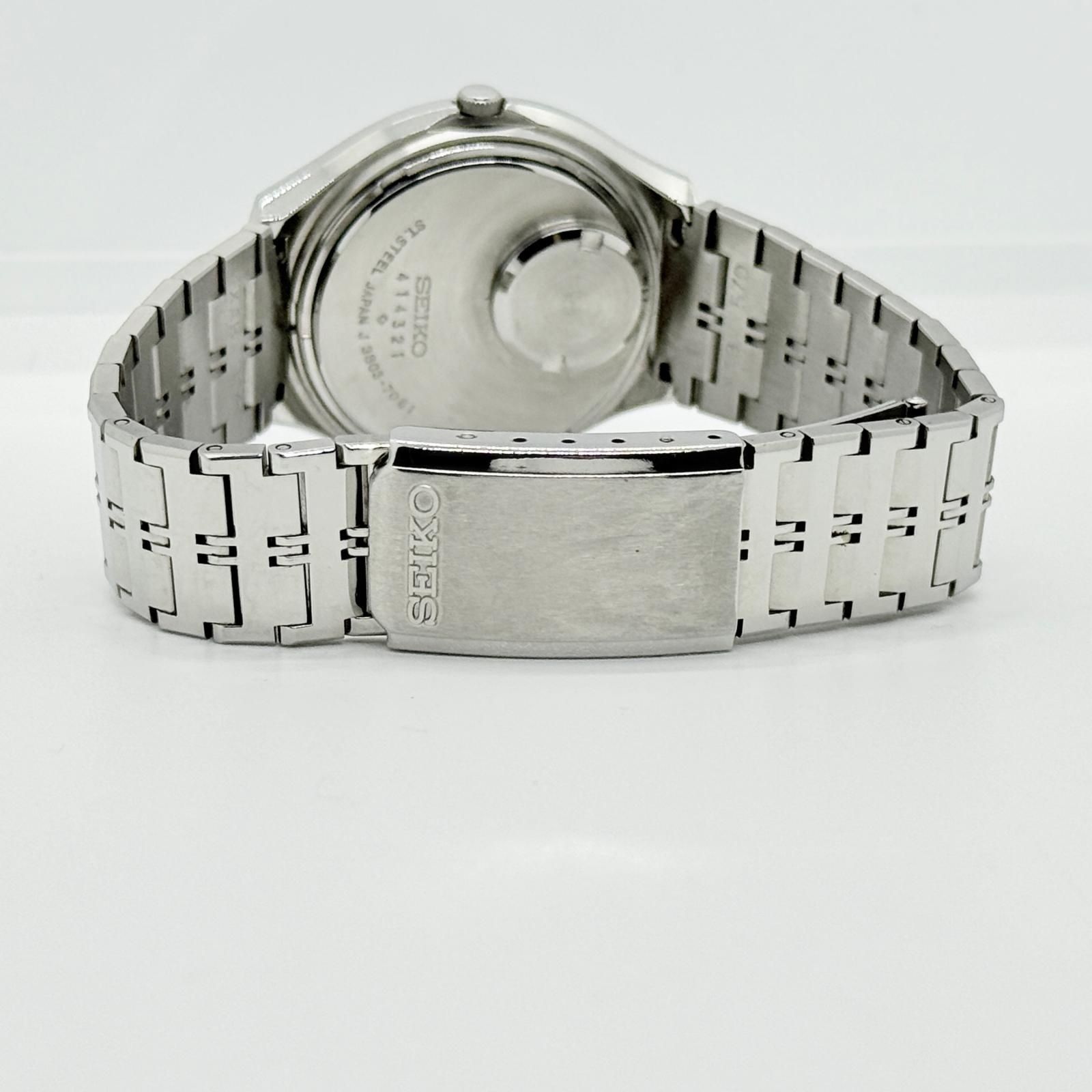 SEIKO セイコー QUARTZ 3803-7061 ブルー QZ メンズ 現状品 カット 