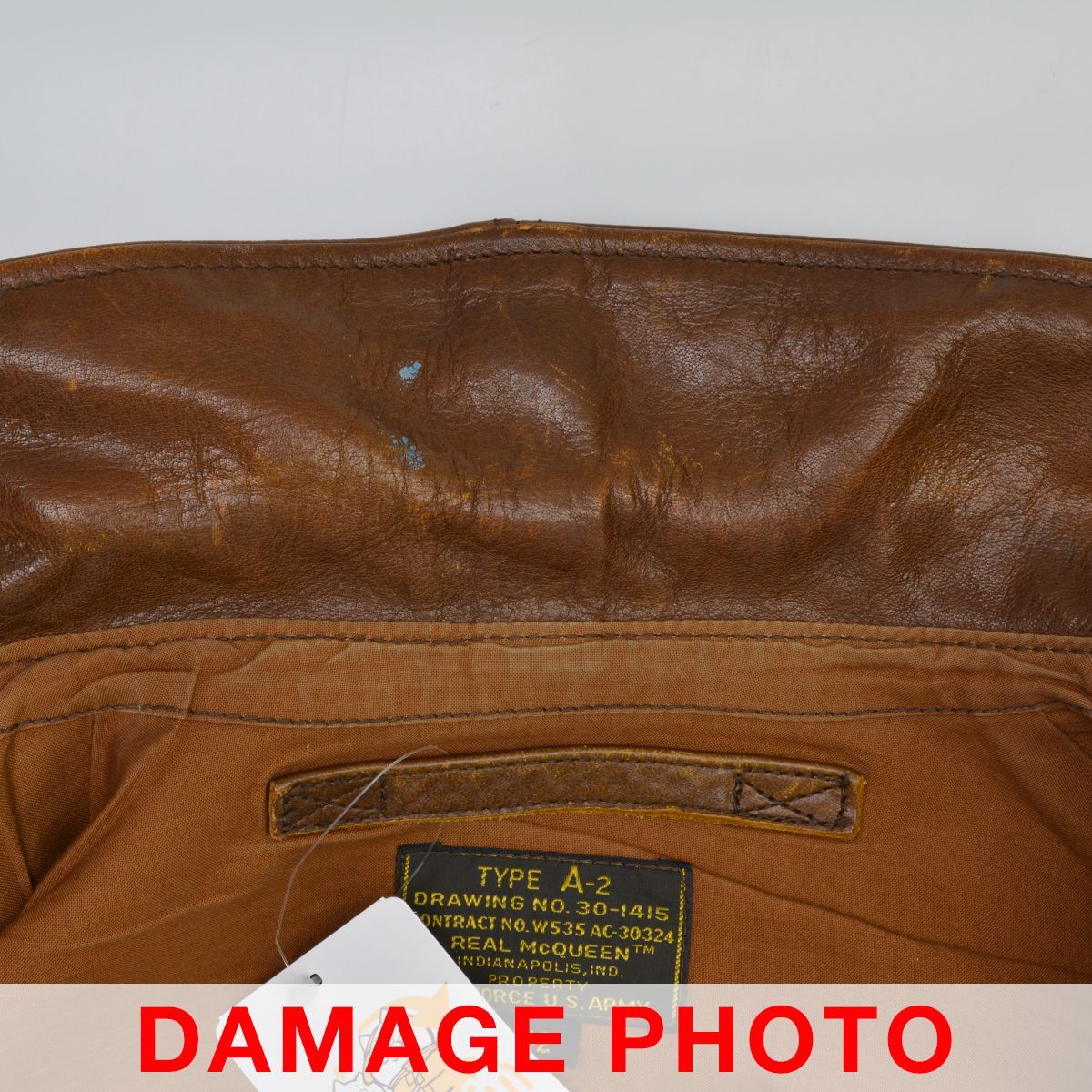 THEREALMcCOY'S】旧マッコイ REAL McQUEEN A-2 CAPTAIN V.HILTS