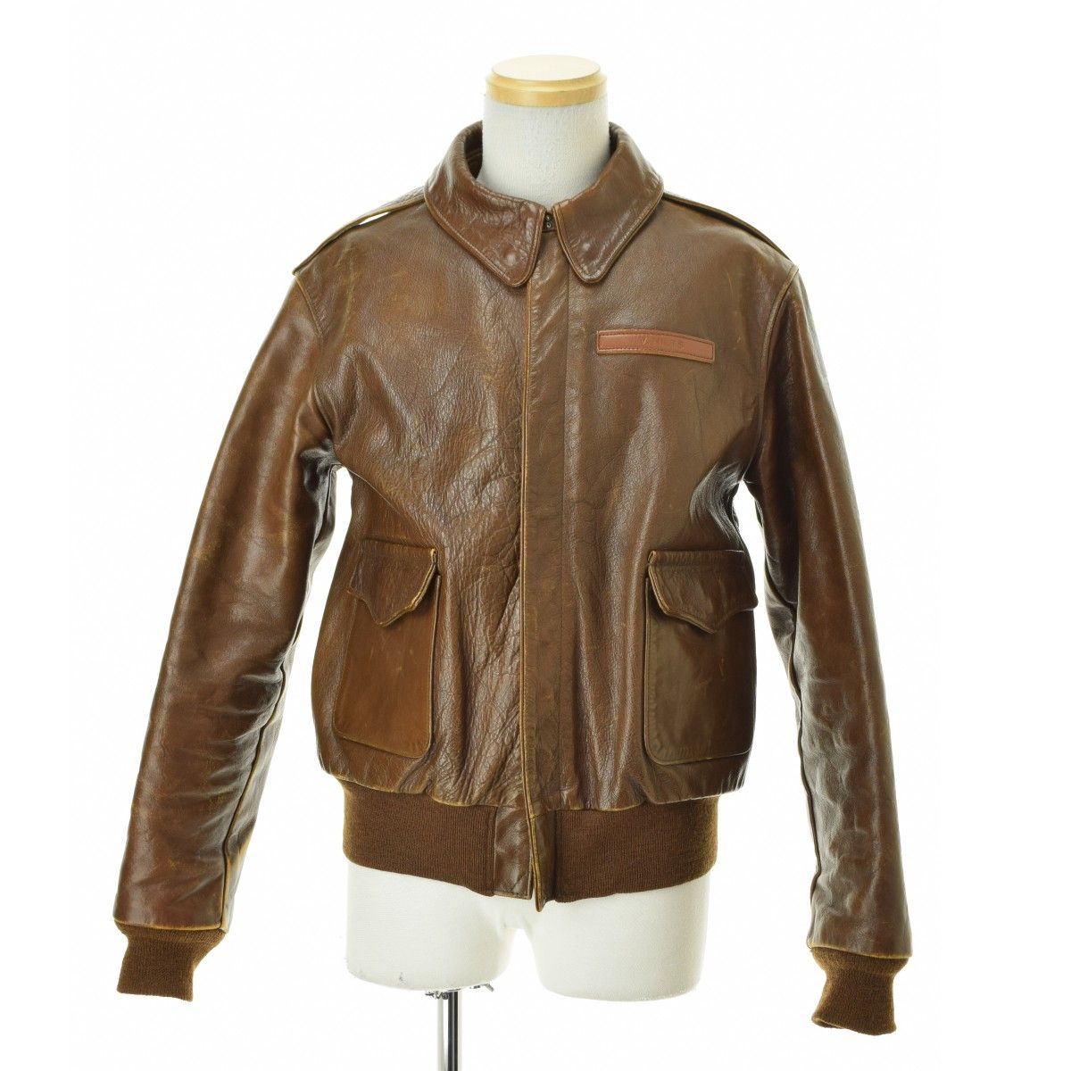 【THEREALMcCOY'S】旧マッコイ REAL McQUEEN A-2 CAPTAIN V.HILTS スティーブマックイーン 大脱走レザージャケット THEREALMcCOY'S】旧マッコイ REAL McQUEEN A-2 CAPTAIN V.HILTS