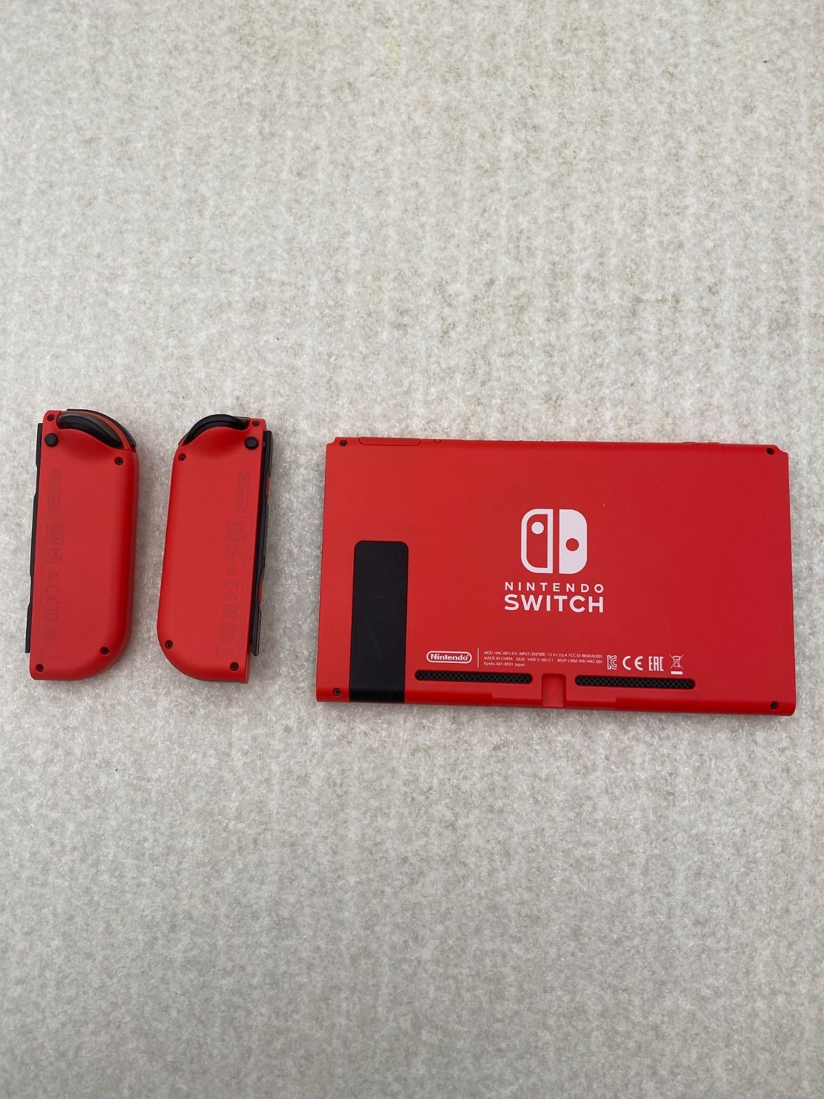 ◇Nintendo Switch マリオレッド×ブルー セット 0013319923 ジャンク