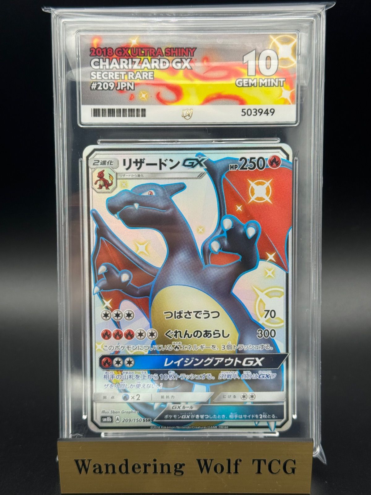 ACE10 リザードンGX SSR 209/150 / Charizard GX GX Ultra Shiny