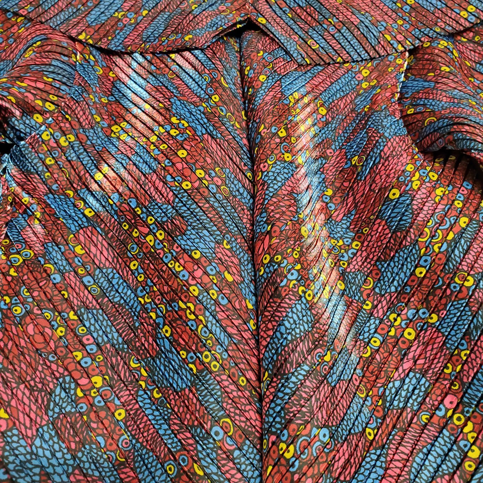 極美品✨ISSEY MIYAKE FETE イッセイミヤケ フェット 総柄 プリーツ