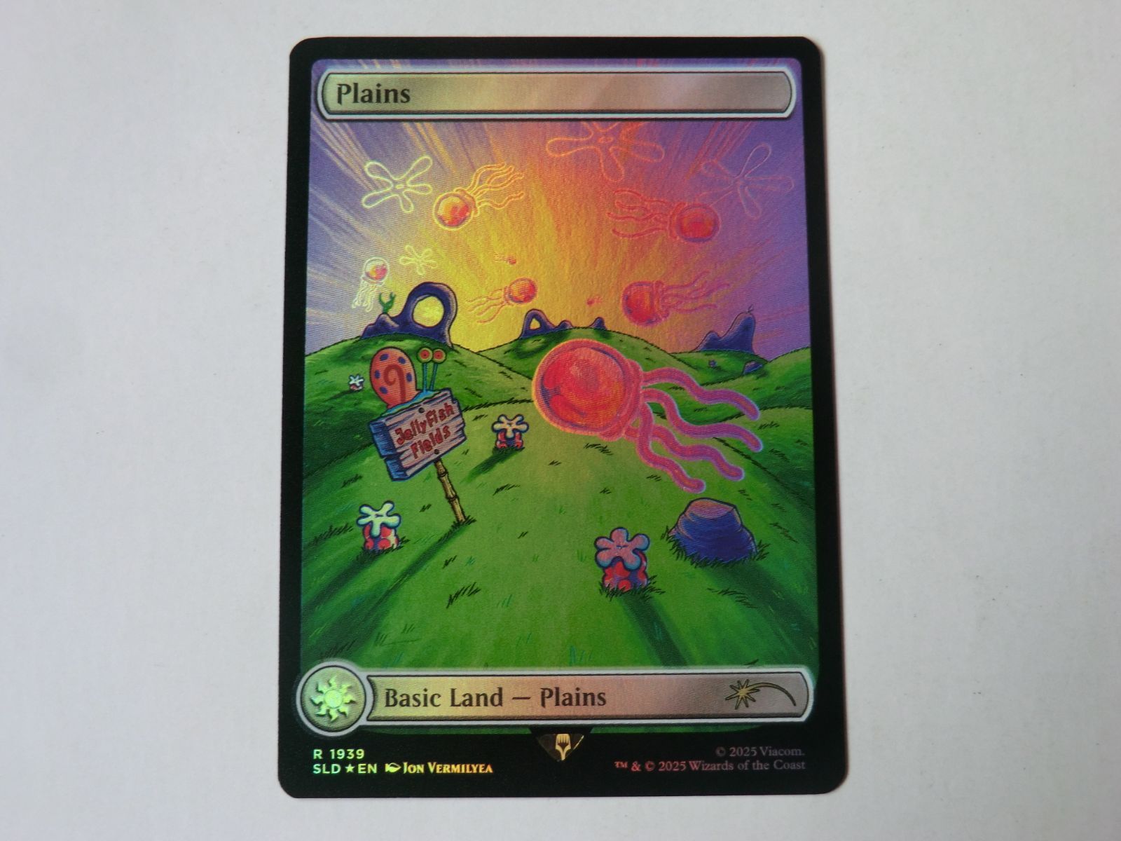 MTG 平地（フルアートFOIL） Secret Lair x SpongeBob 英語 1枚 - メルカリ