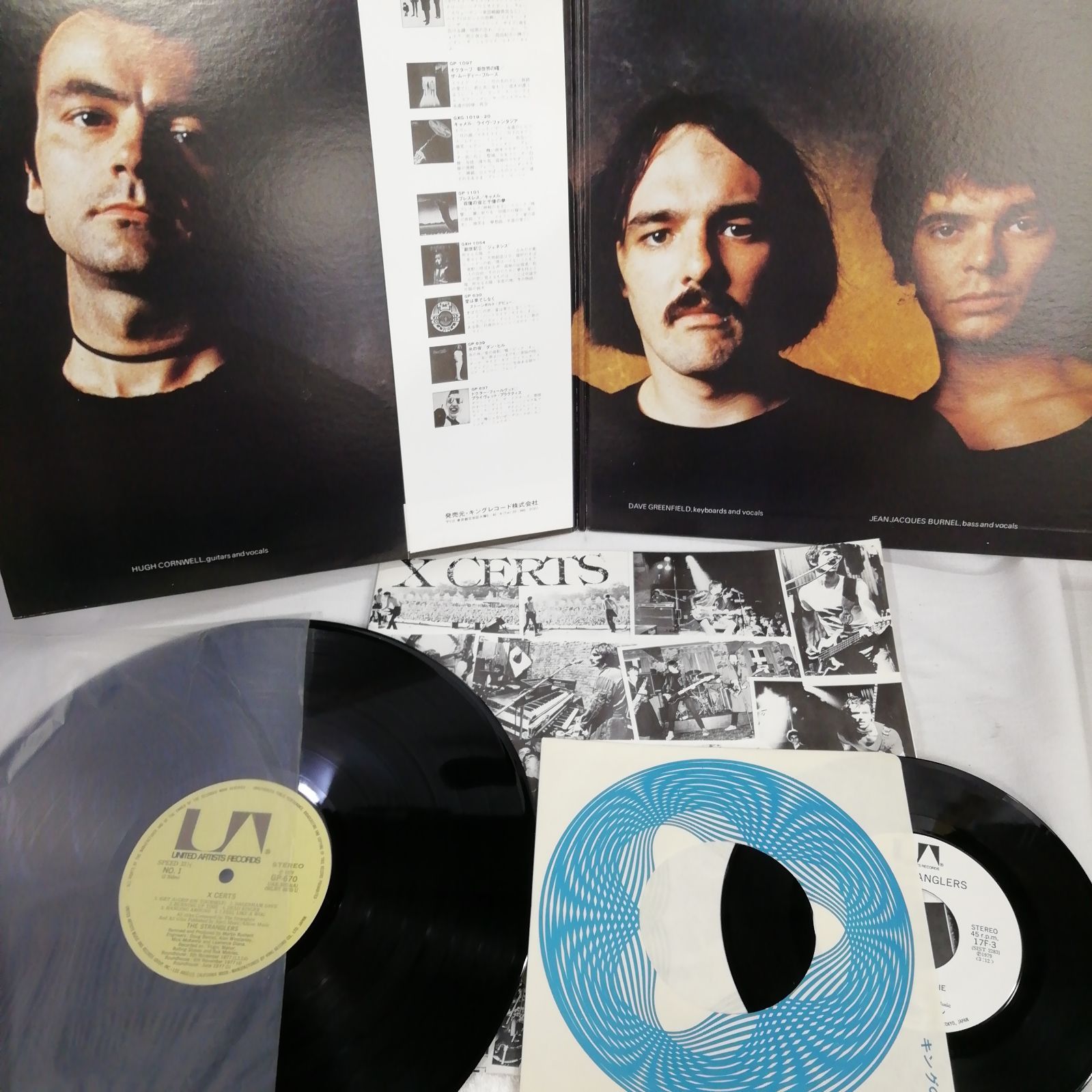 The Stranglers 7inchシングルセット　3枚 良盤 1979年 LP レコード アルバム 国内盤 The Stranglers