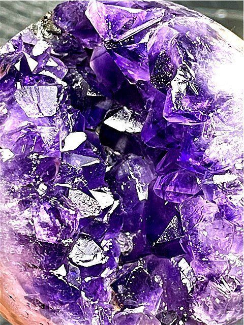 AAA級ウルグアイ産天然アメジストドーム原石開口笑B90G3/156G17C