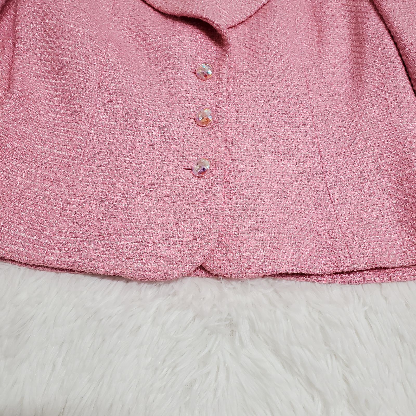 希少✨ESCADA エスカーダ テーラードジャケット ツイード ビジュー 