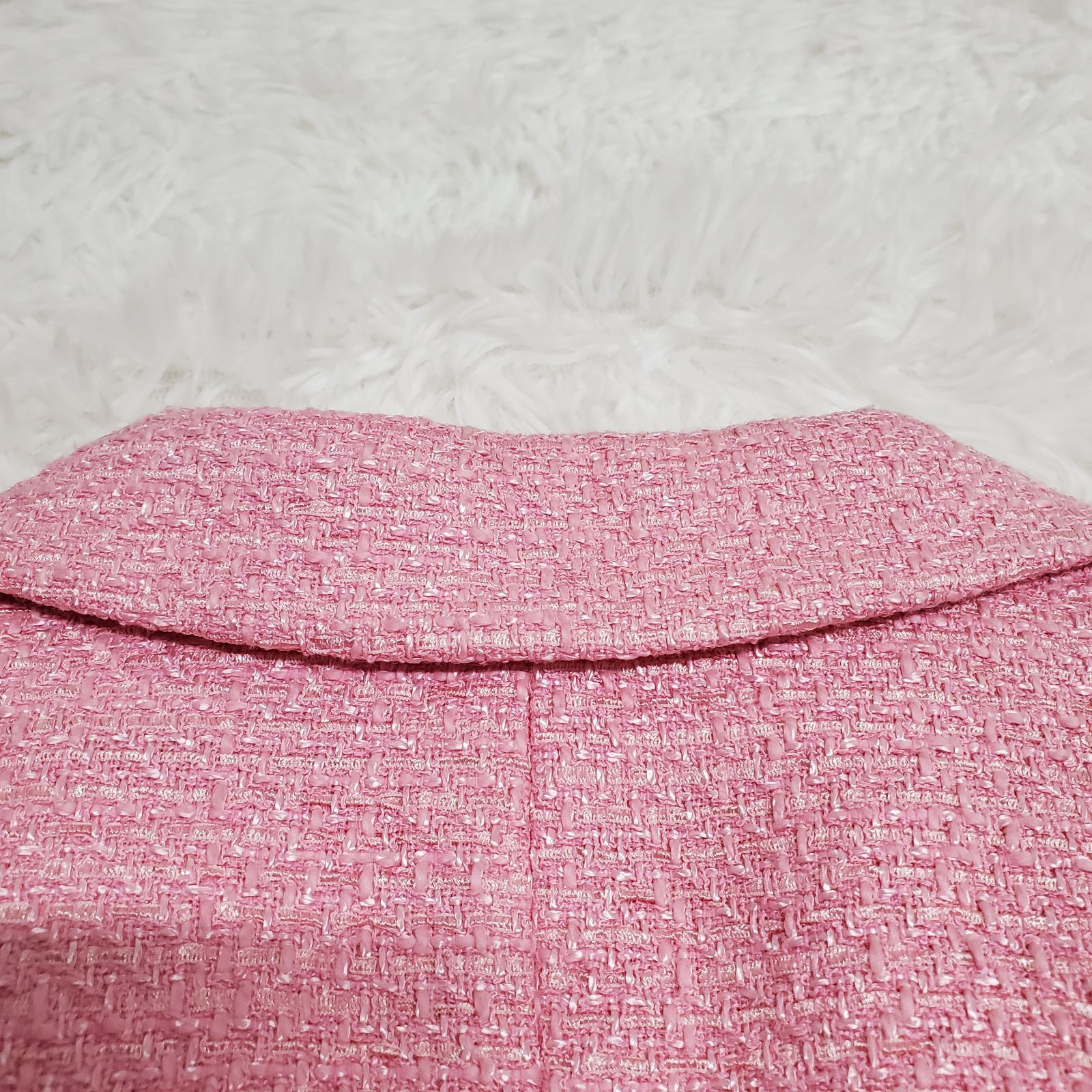 希少✨ESCADA エスカーダ テーラードジャケット ツイード ビジュー 