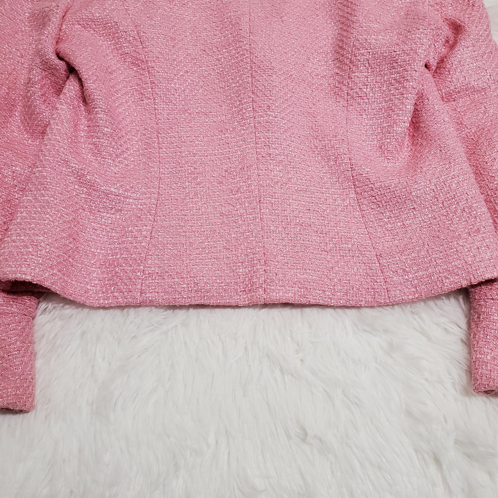 希少✨ESCADA エスカーダ テーラードジャケット ツイード ビジュー 