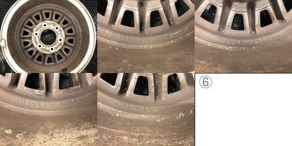 希少】Jeep ジープ グランドワゴニア 純正ホイール 15インチ 4本 