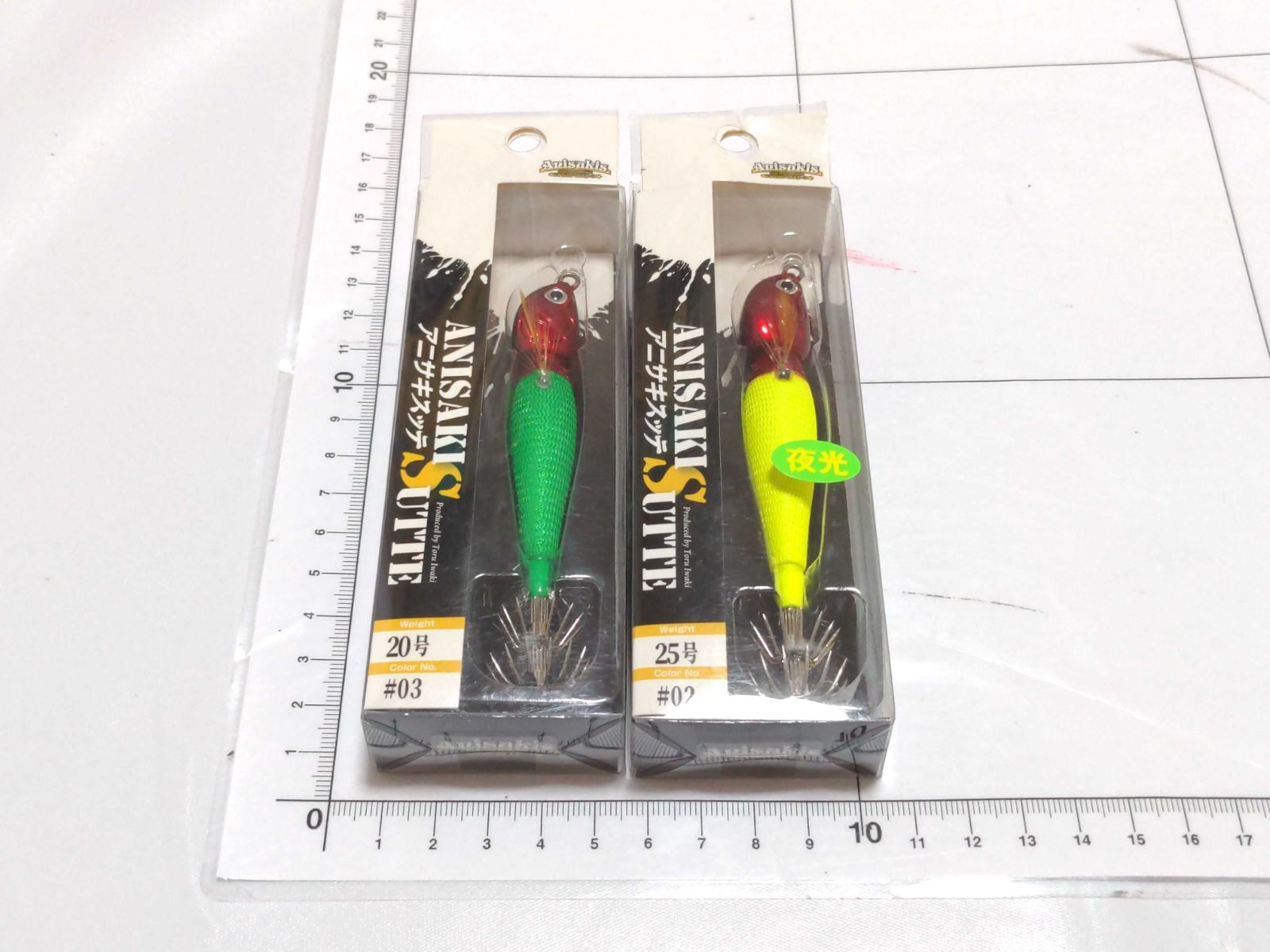 未使用品 ANISAKIS アニサキスッテ 赤黄 25号/赤緑 20号 - メルカリ