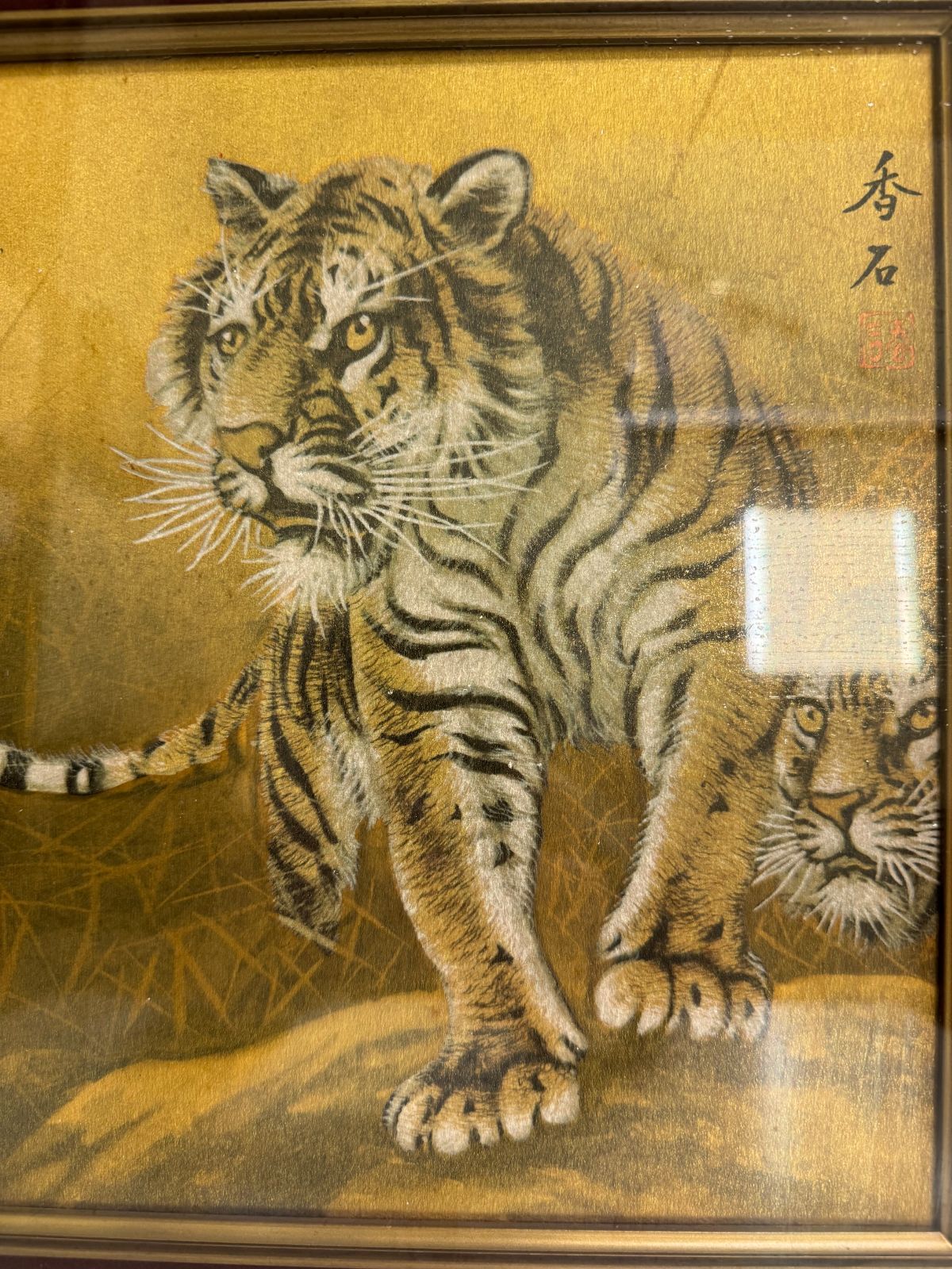 額縁付】京色紙 虎 - メルカリ