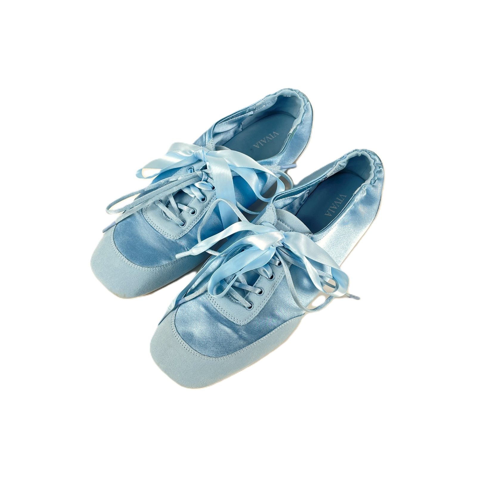 VIVAIA ビバイア SATIN CRISTINA SNEAKERINAS レースアップ サテン