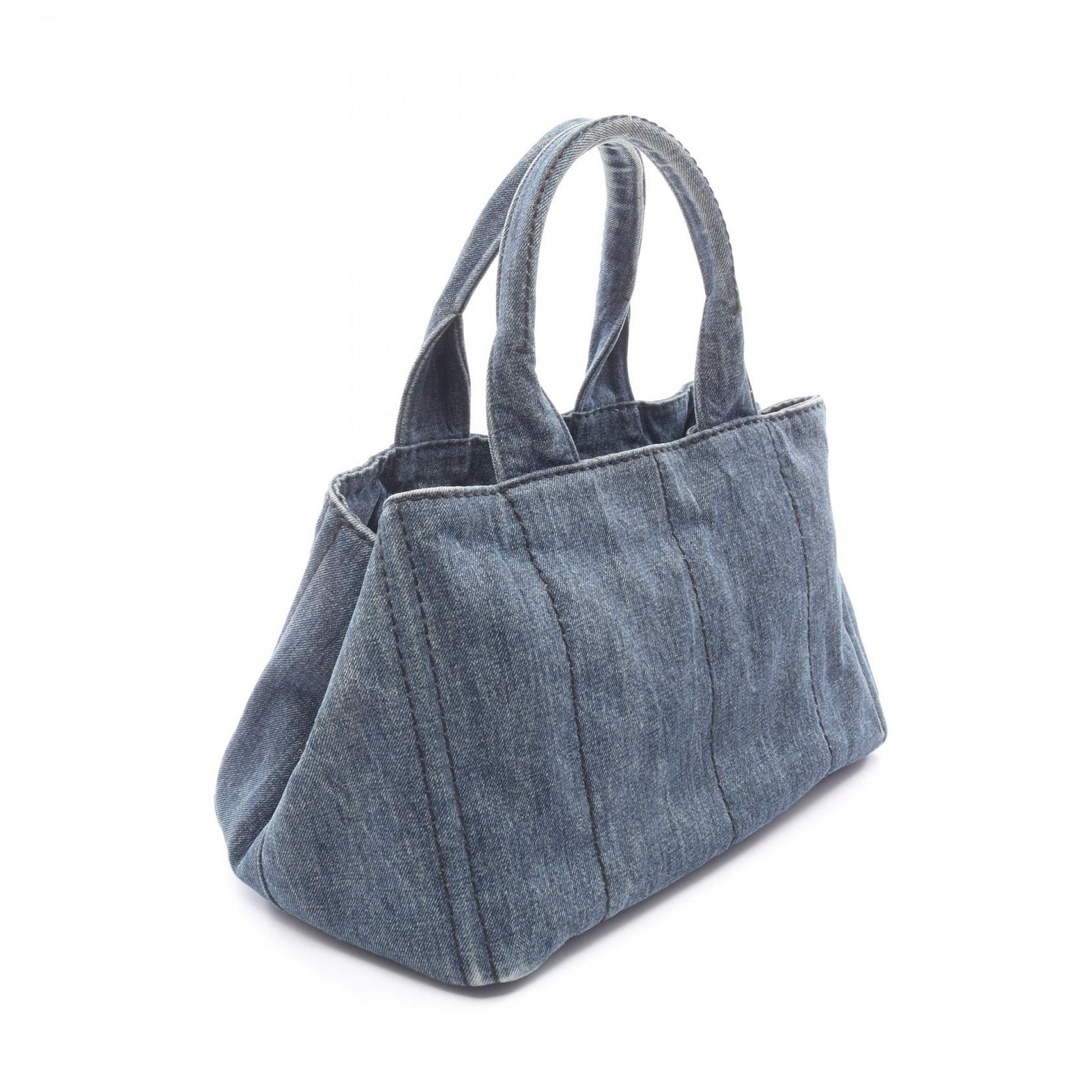 プラダ PRADA トートバッグ CANAPA カナパ ネイビー デニム カナパ 