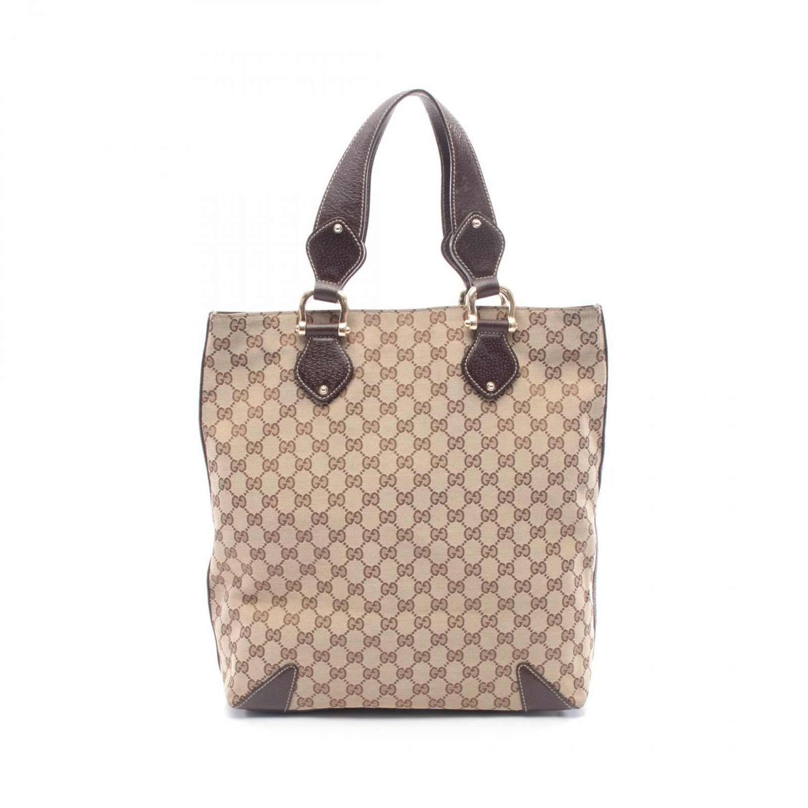 美品〜良品GUCCI グッチ GUCCI トートバッグ GGキャンバス レザー 