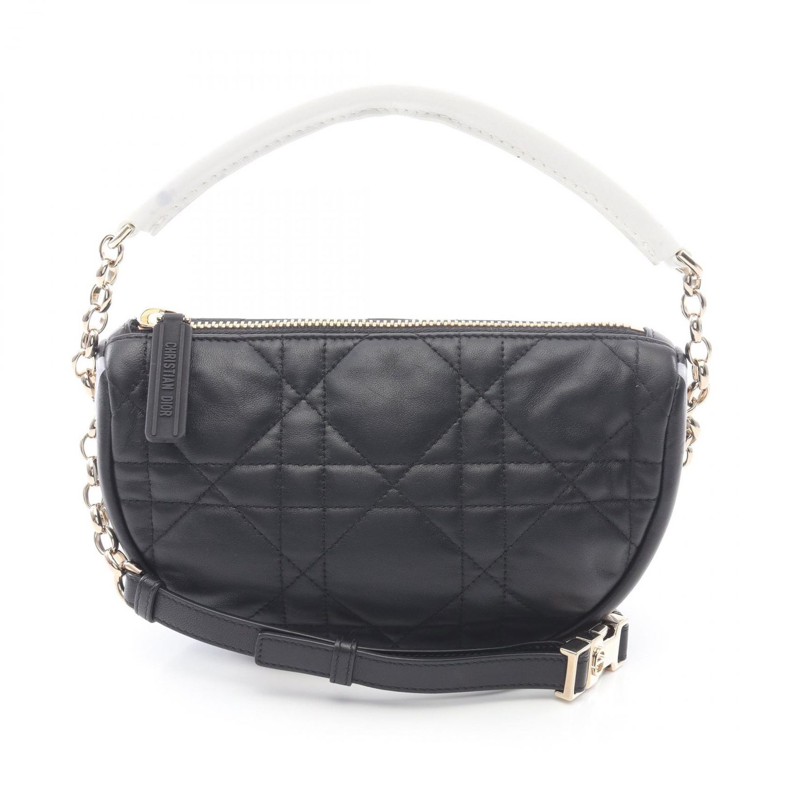 ディオール Dior ショルダーバッグ VIBE ホーボー カナージュ ブラック
