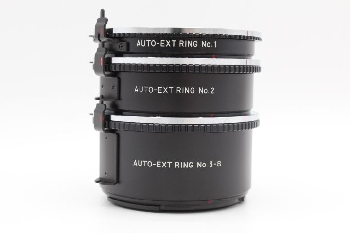 【美品】MAMIYA マミヤ オート接写リング M645シリーズ用 セット #LE20269561