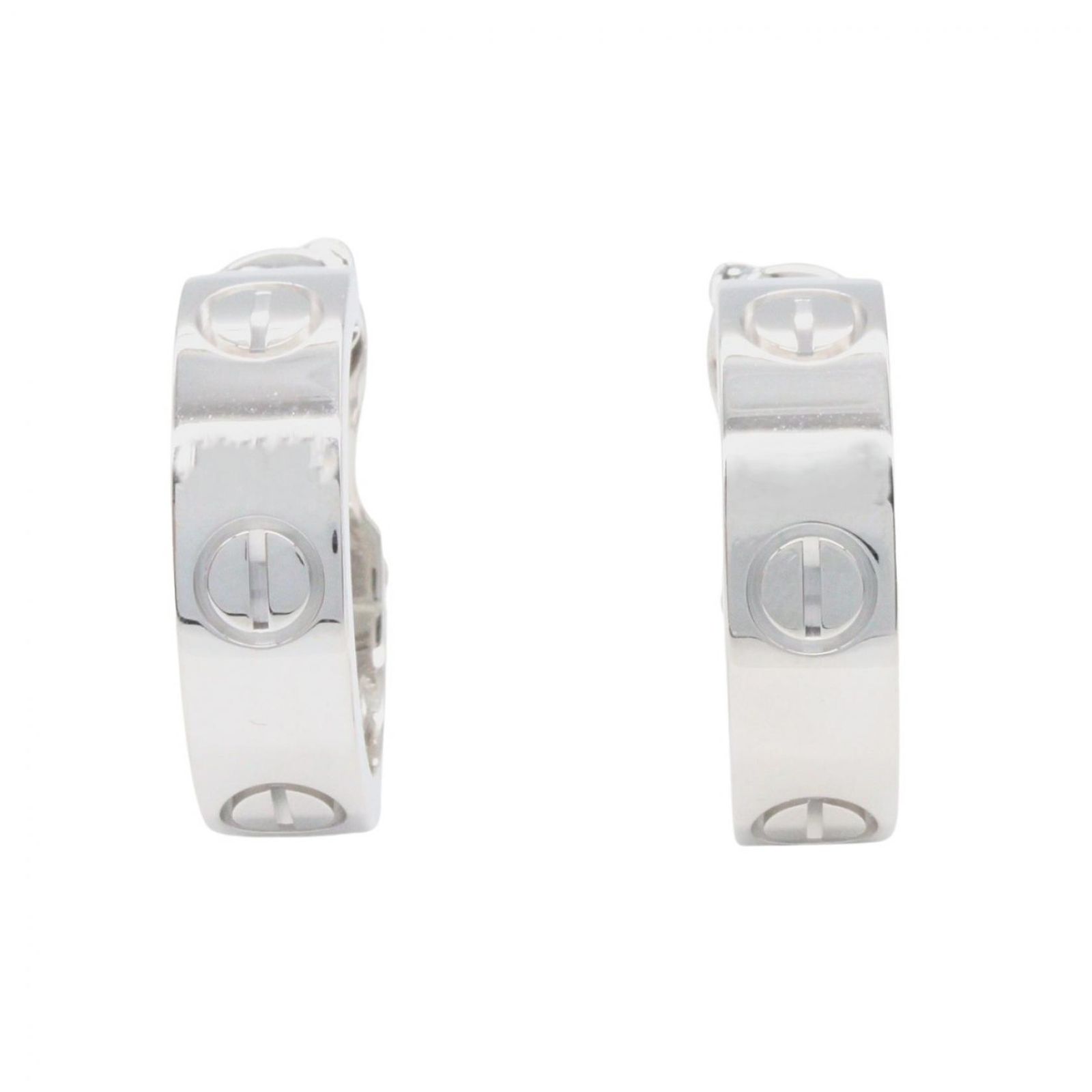 カルティエ CARTIER ピアス ラブ ピアス K18WG（ホワイトゴールド 