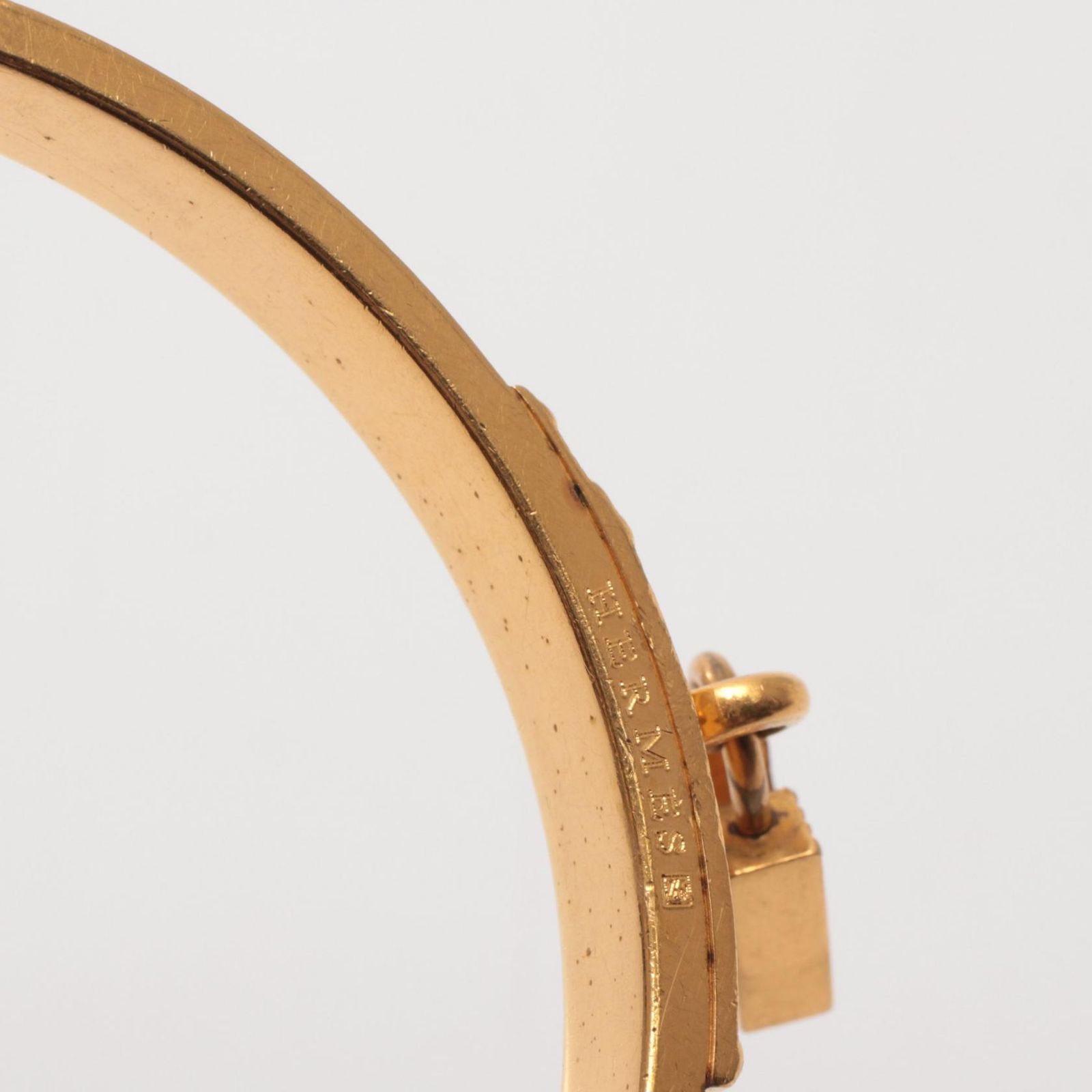 エルメス HERMES バングル ケリーバングル GP（ゴールドメッキ