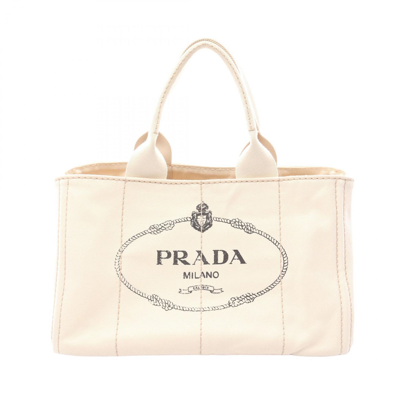 プラダ PRADA トートバッグ カナパ BN1877 ホワイト キャンバス 