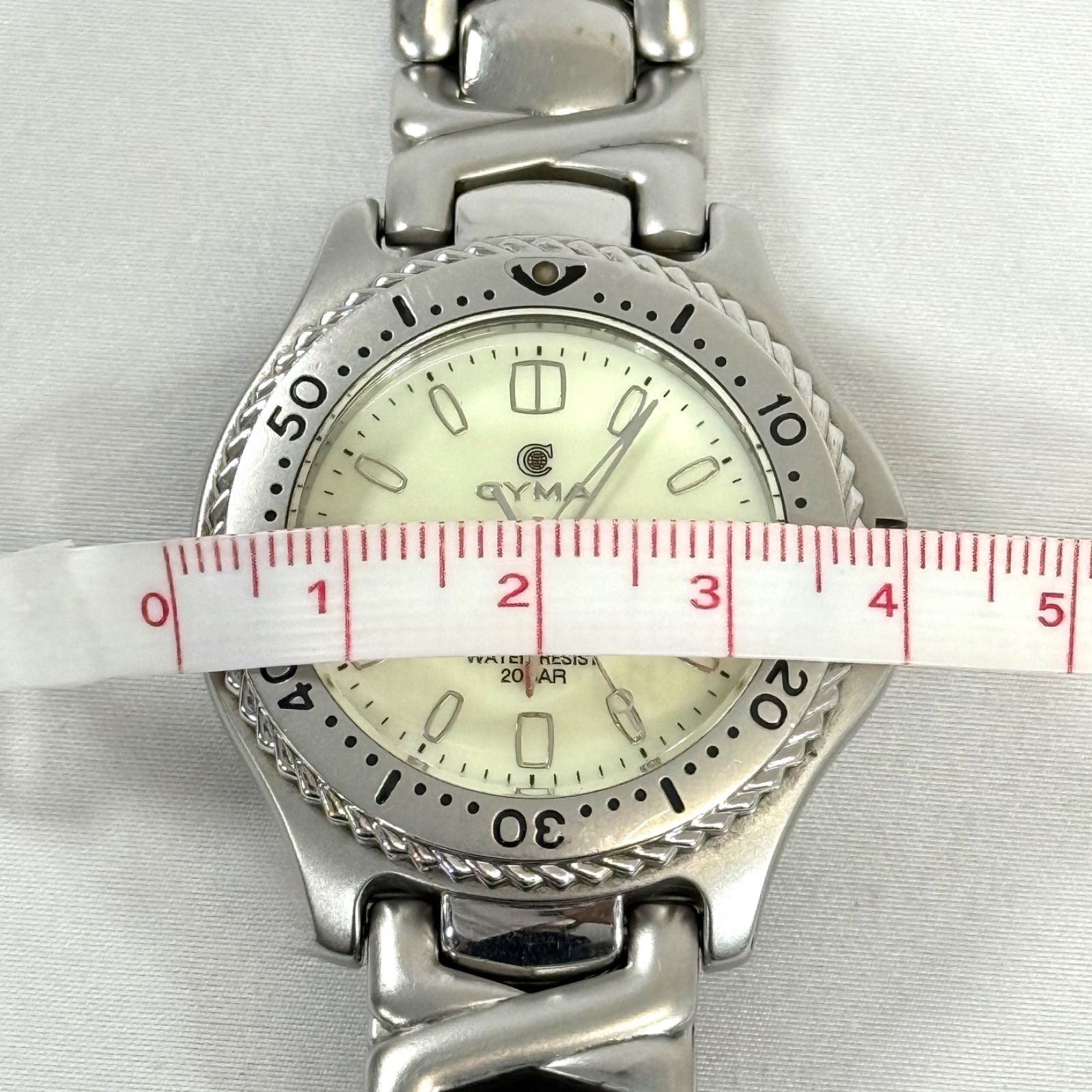 稼働品・新品電池交換済】CYMA シーマ ダイバーズ 20bar 511 クォーツ
